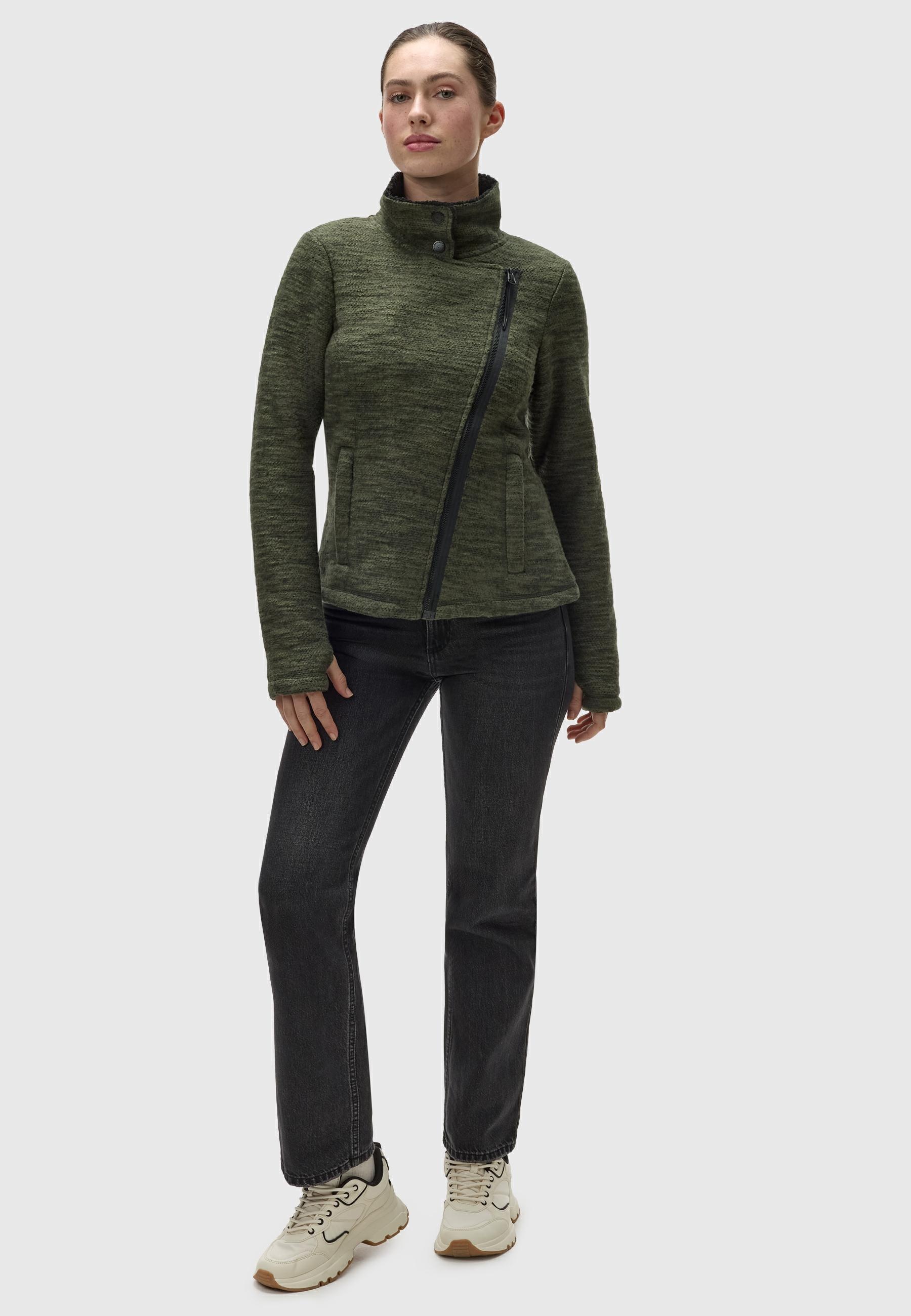Ragwear Strickfleecejacke »Strickfleecejacke Saskie Melange«