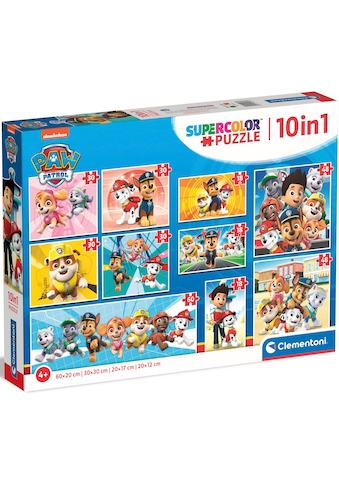 Puzzle »Supercolor, PAW Patrol 10 in1«