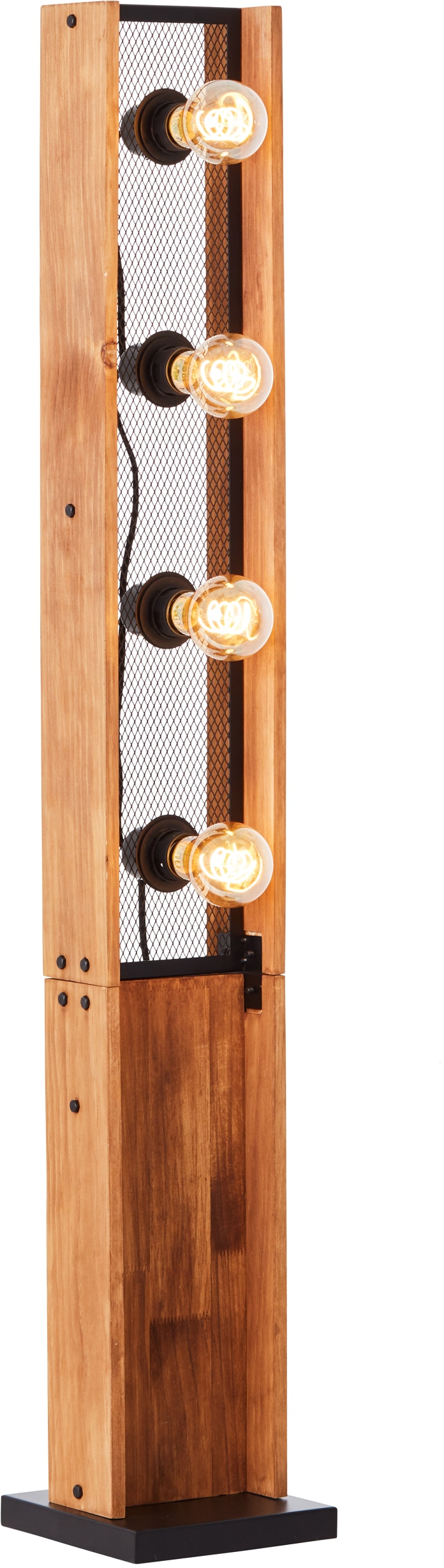 Brilliant Leuchten Stehlampe 4 20 125,5 Online flammig-flammig, 4 20 Metall/Holz, schwarz/holz E27, x cm, »Calandra«, x x OTTO Shop im
