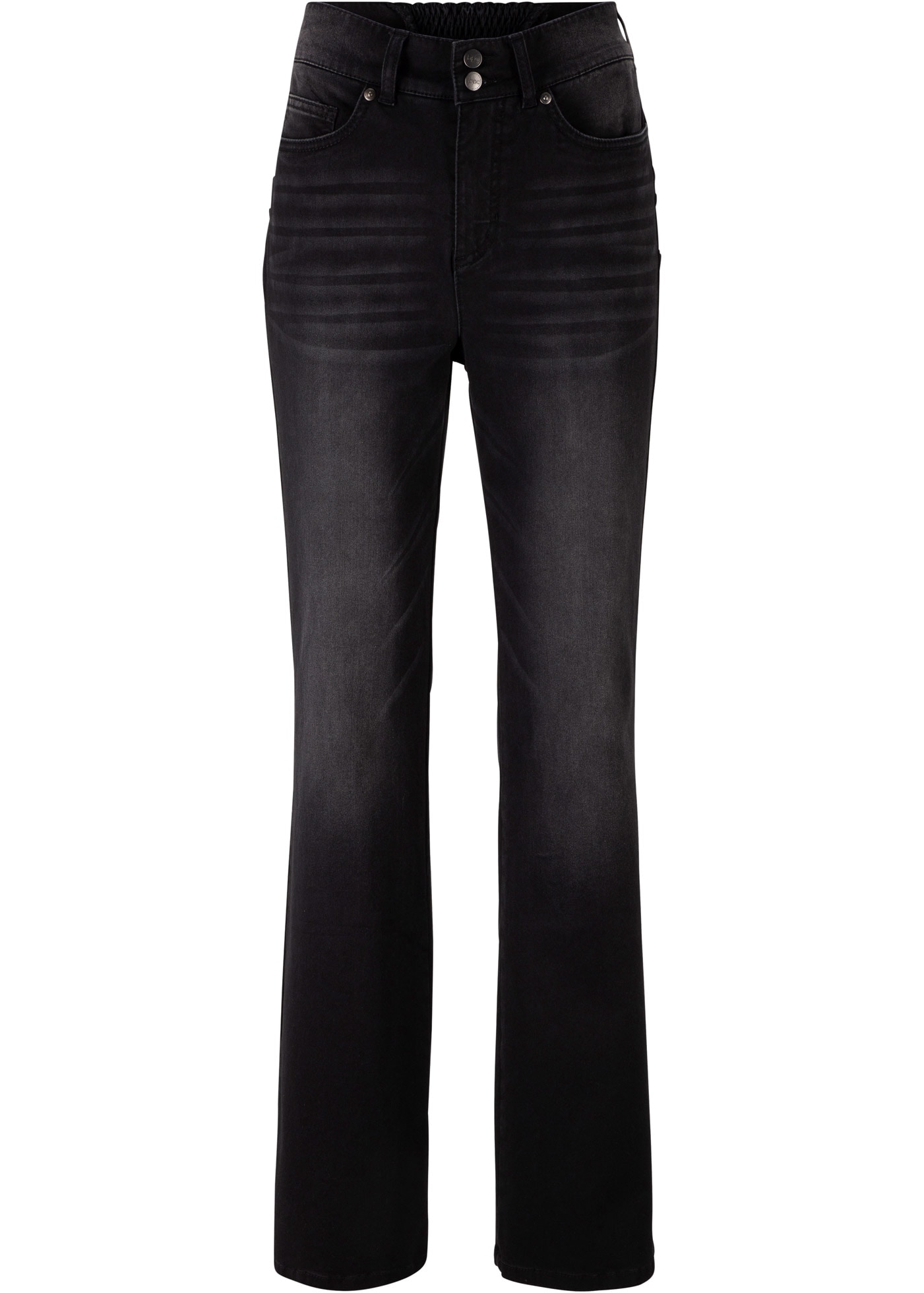 bonprix Push-up-Jeans Regular Fit, mit Bequembund, mit Eingrifftaschen