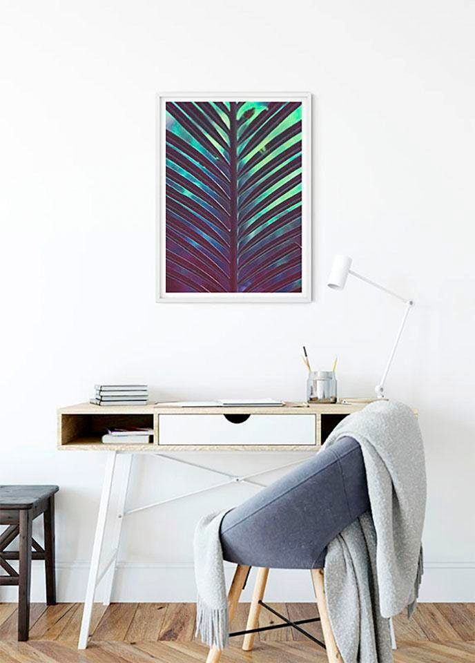 Komar Bild »Hide« Blätter | Pflanzen 1 Stk. tlg. Wandbild zur Dekoration - ohne Rahmen