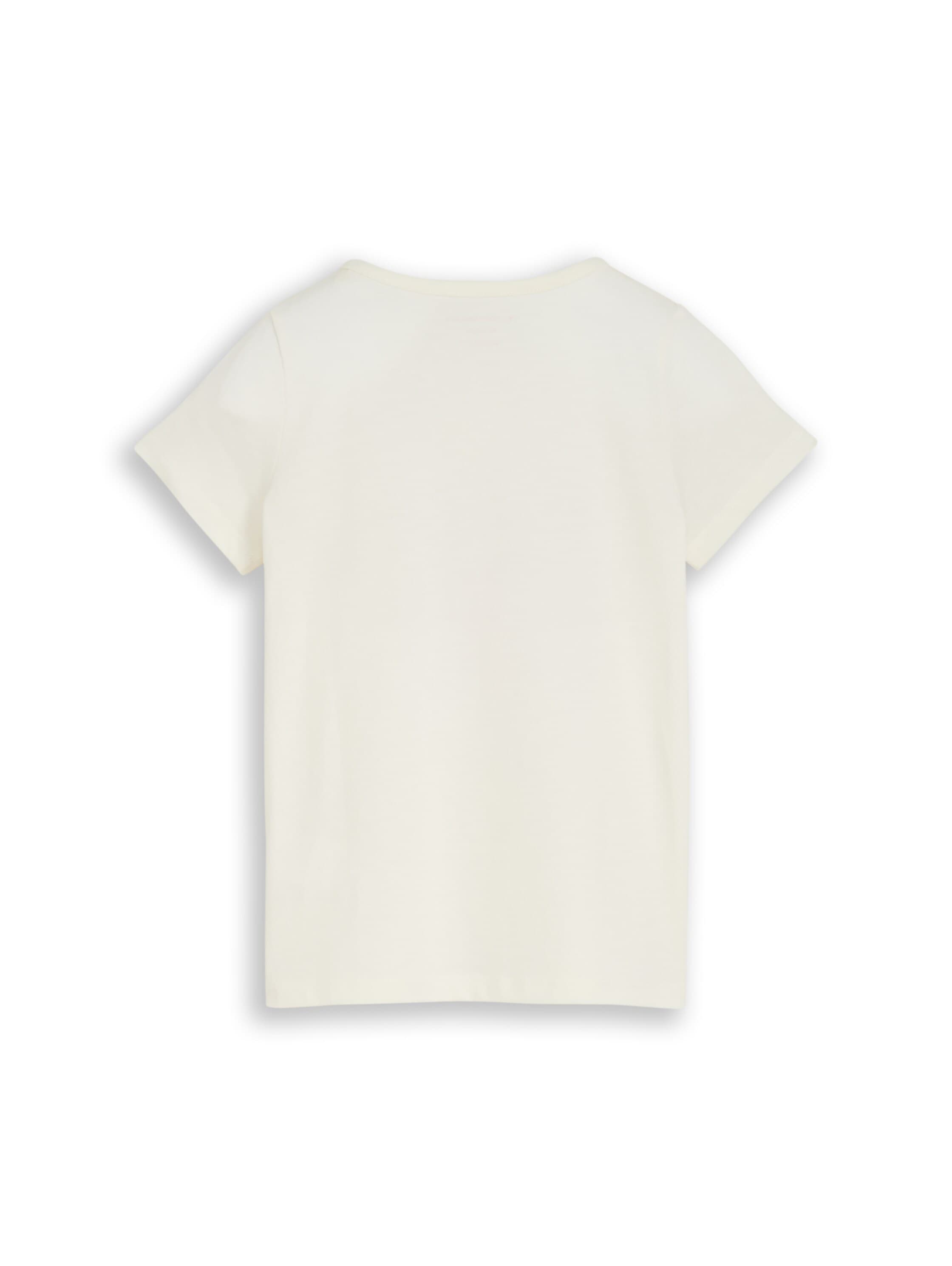 TOM TAILOR Kurzarmshirt mit Print und Pailletten