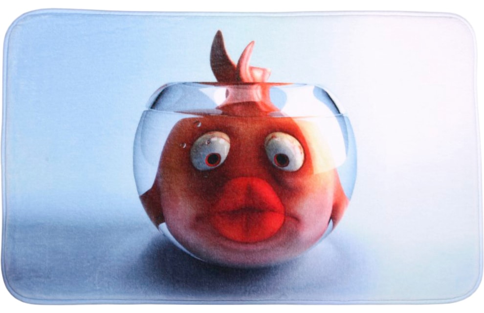 Sanilo Badaccessoire-Set »Goldfisch« bestehend aus WC-Sitz, Badteppich, Stöpsel, Seifenspender, WC-Bürste