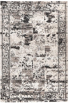 Obsession Teppich »My Opal 911« rechteckig 10 mm Höhe modernes 3D-Design, Karo Muster, mit Bordüre