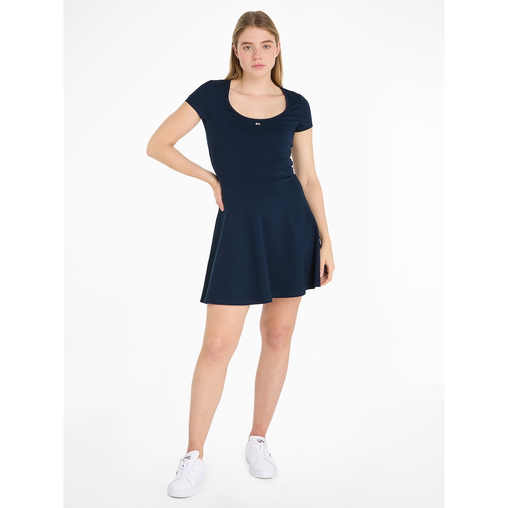 Tommy Jeans Blusenkleid »TJW SS FIT & FLARE DRESS EXT«