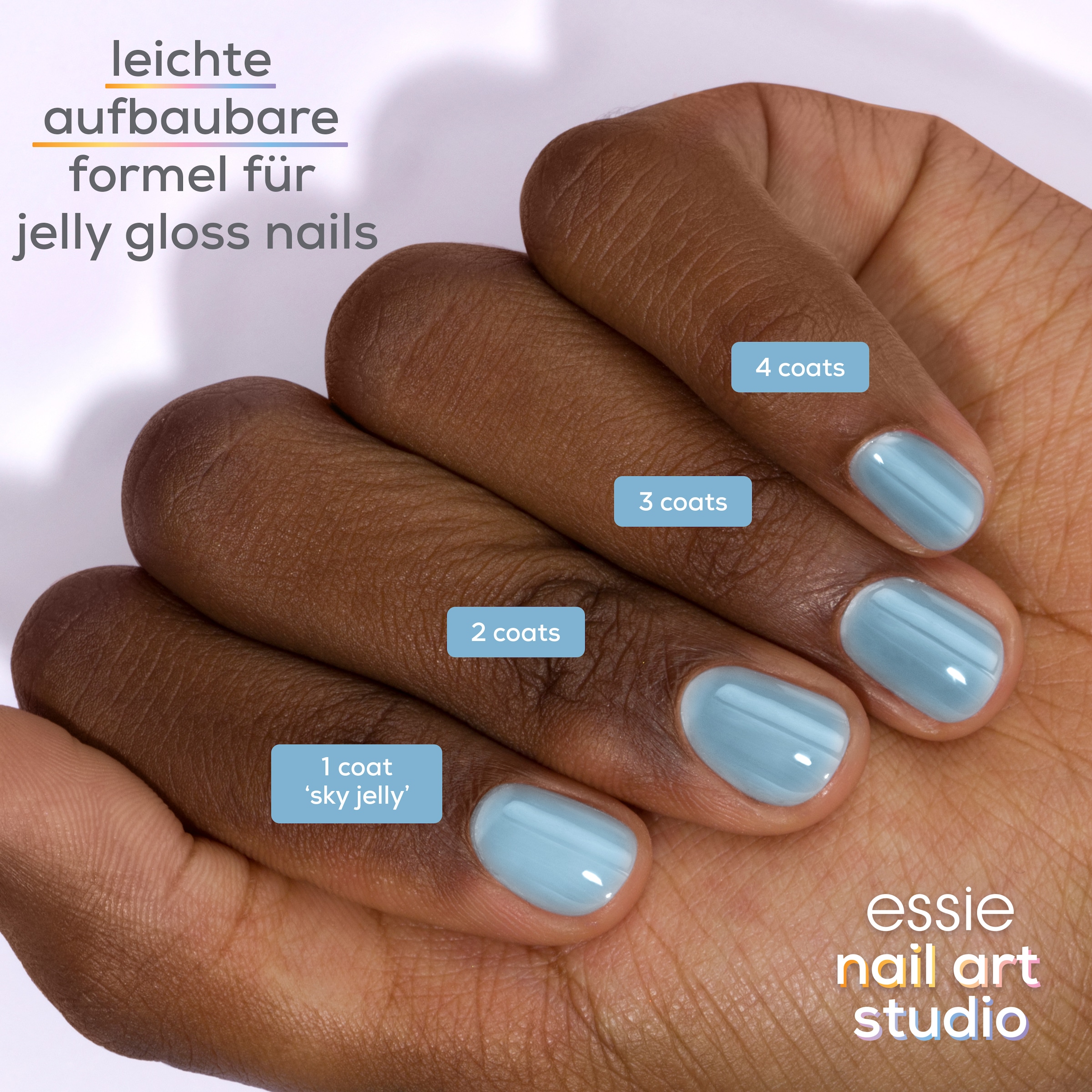 essie Nagellack »Essie jelly gloss Nagellack« mit natürlichen Inhaltsstoffen