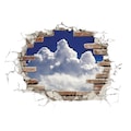 Komar Wandtattoo »Break Out Clouds«, (Set, 1 St.), selbstklebend, rückstandslos abziehbar