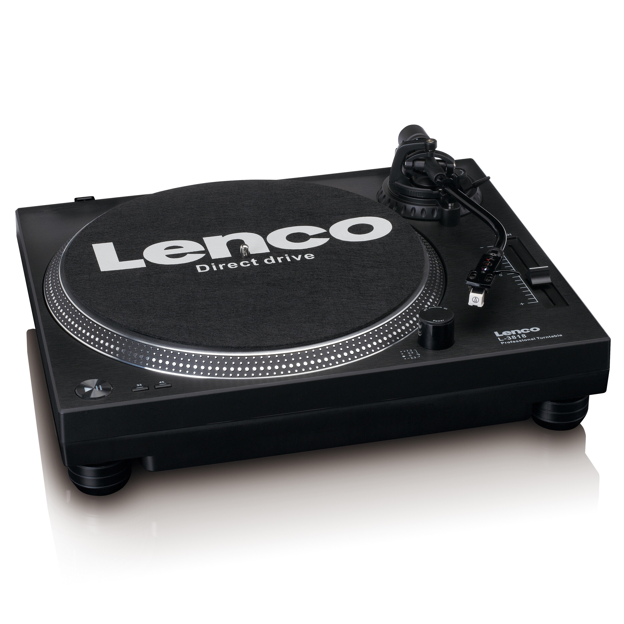 Lenco Plattenspieler »L-3818BK«, Software CD und Handbuch