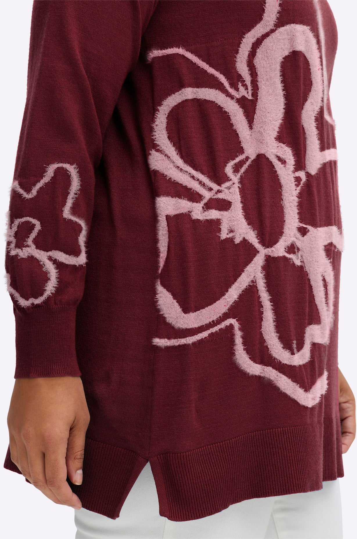Sheego Jacquardpullover »Pullover«
