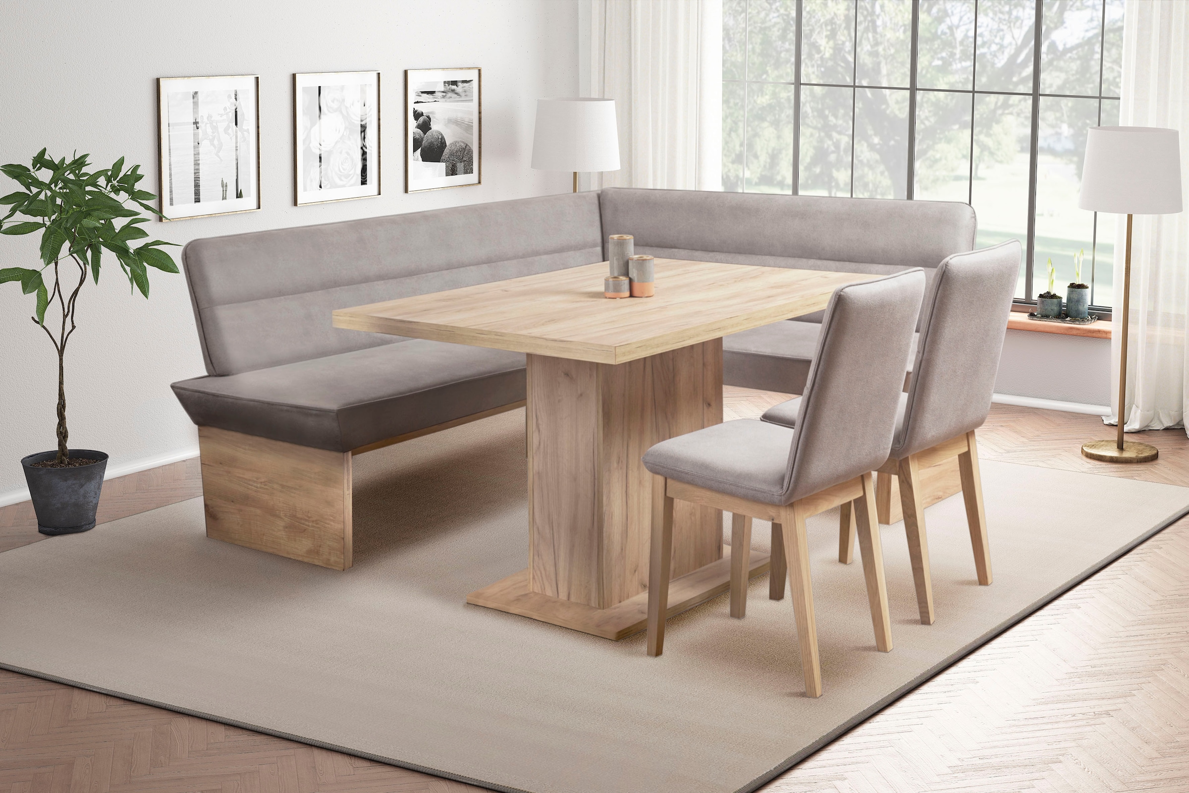 Home affaire Eckbankgruppe + (4 tlg.) OTTO im »Beluna Online Shop Cross«