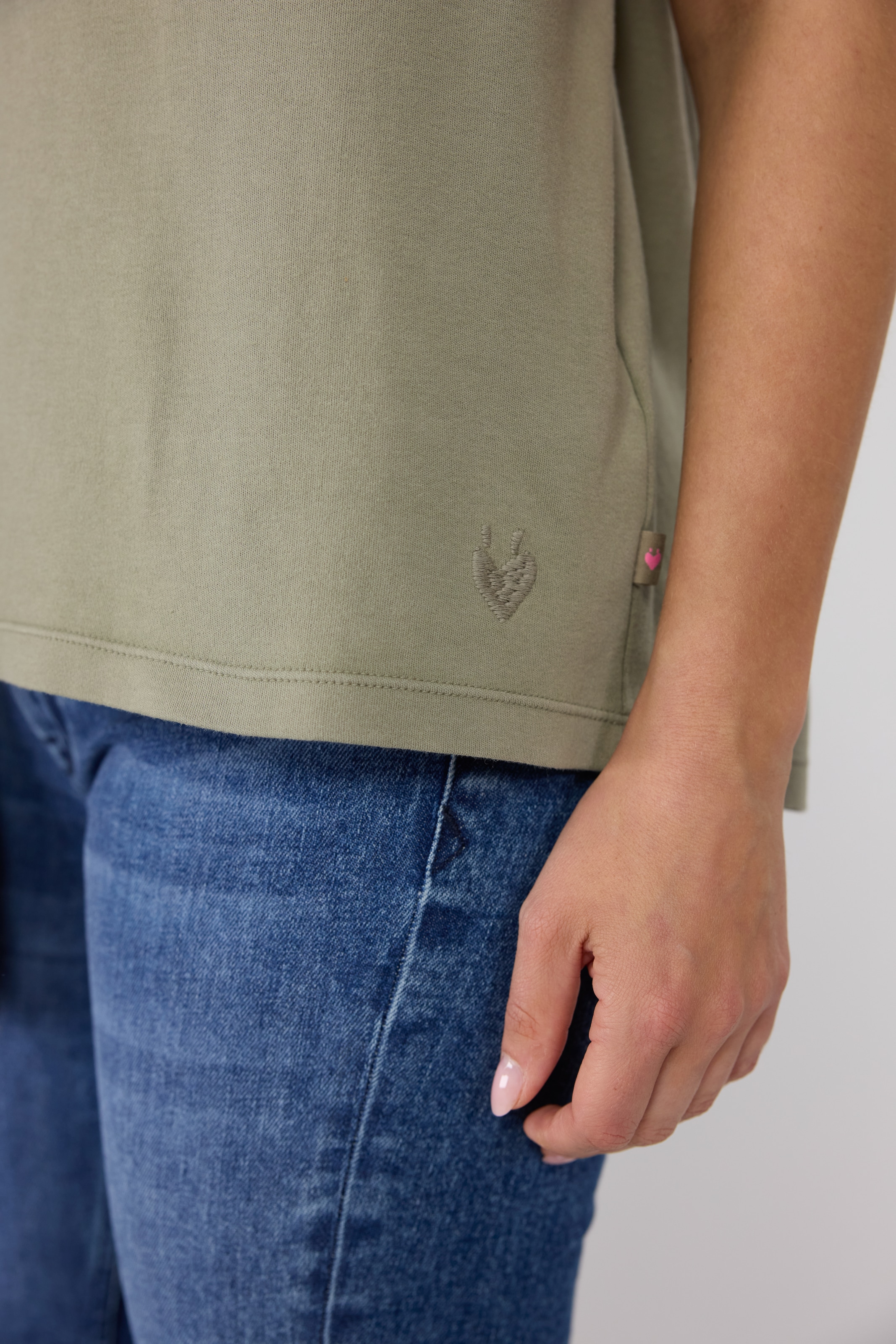 Lieblingsstück Rundhalsshirt »CamilaEp«, aus reiner Baumwolle
