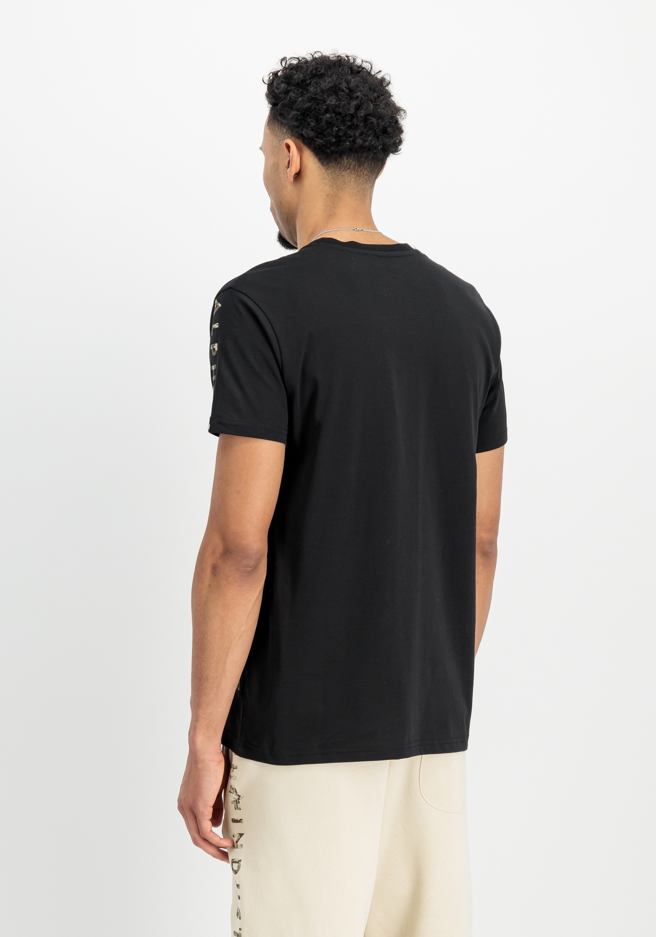 Alpha Industries T-Shirt »Alpha Industries Men - T-Shirts Camo Sleeve T-Shirt«