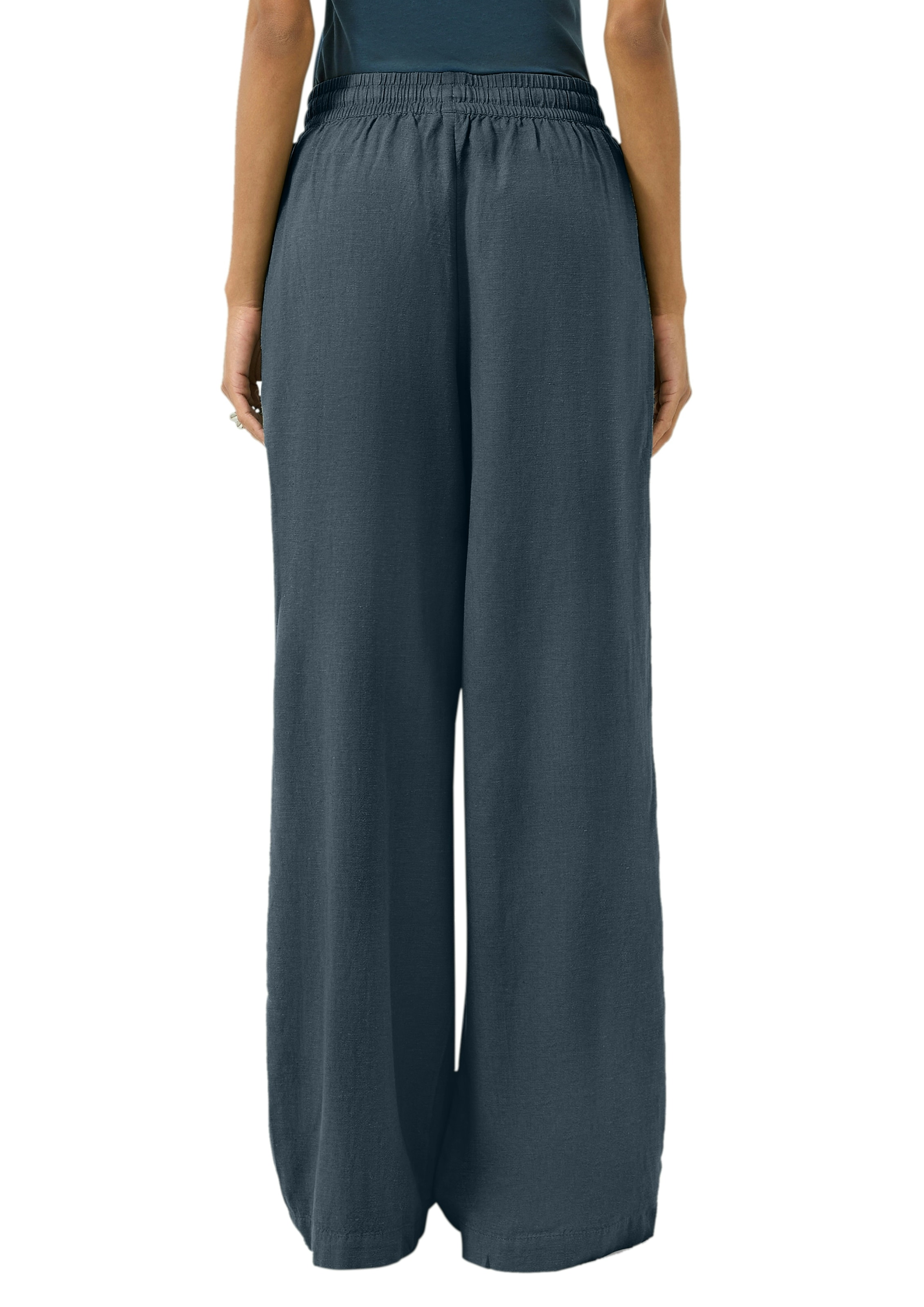 QS Stoffhose  mit elastischem Bund und Kordelzug