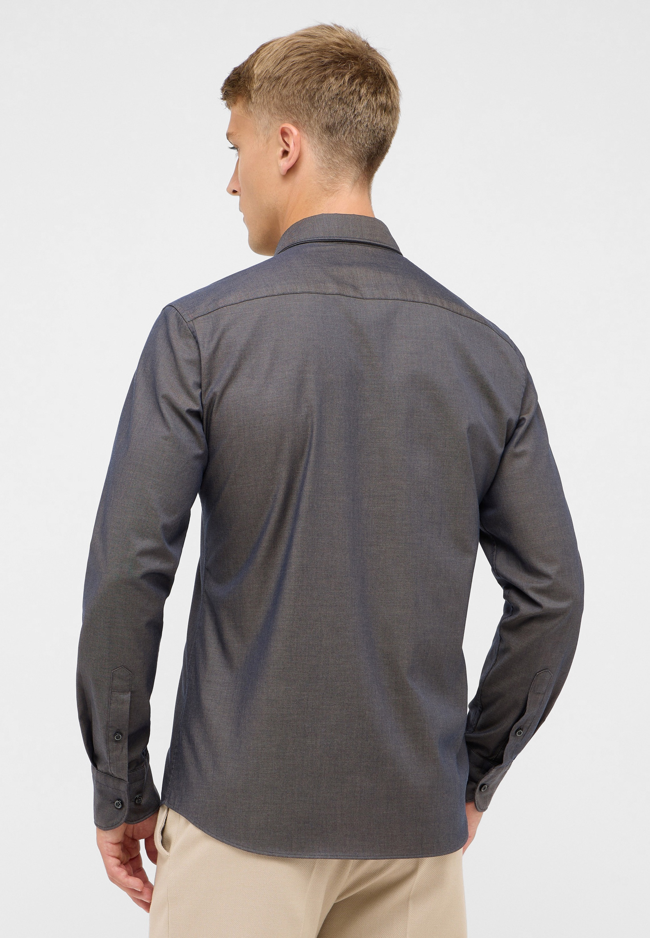 Eterna Langarmhemd »SLIM FIT«, EASY IRON (bügelleicht)