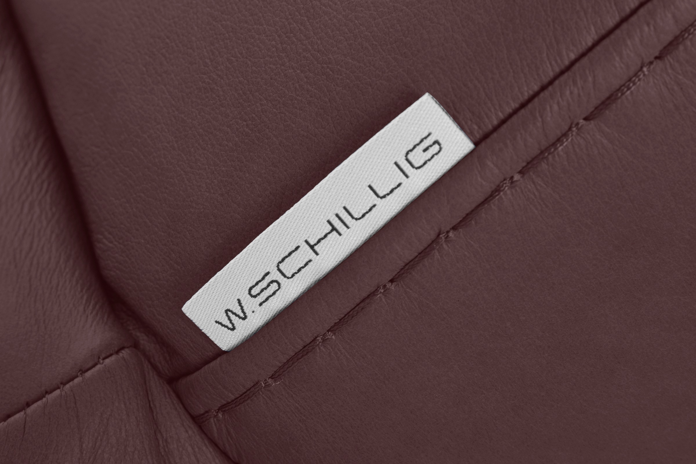 W.SCHILLIG 2,5-Sitzer »montanaa«, mit Metallkufen in Schwarz pulverbeschichtet, Breite 232 cm