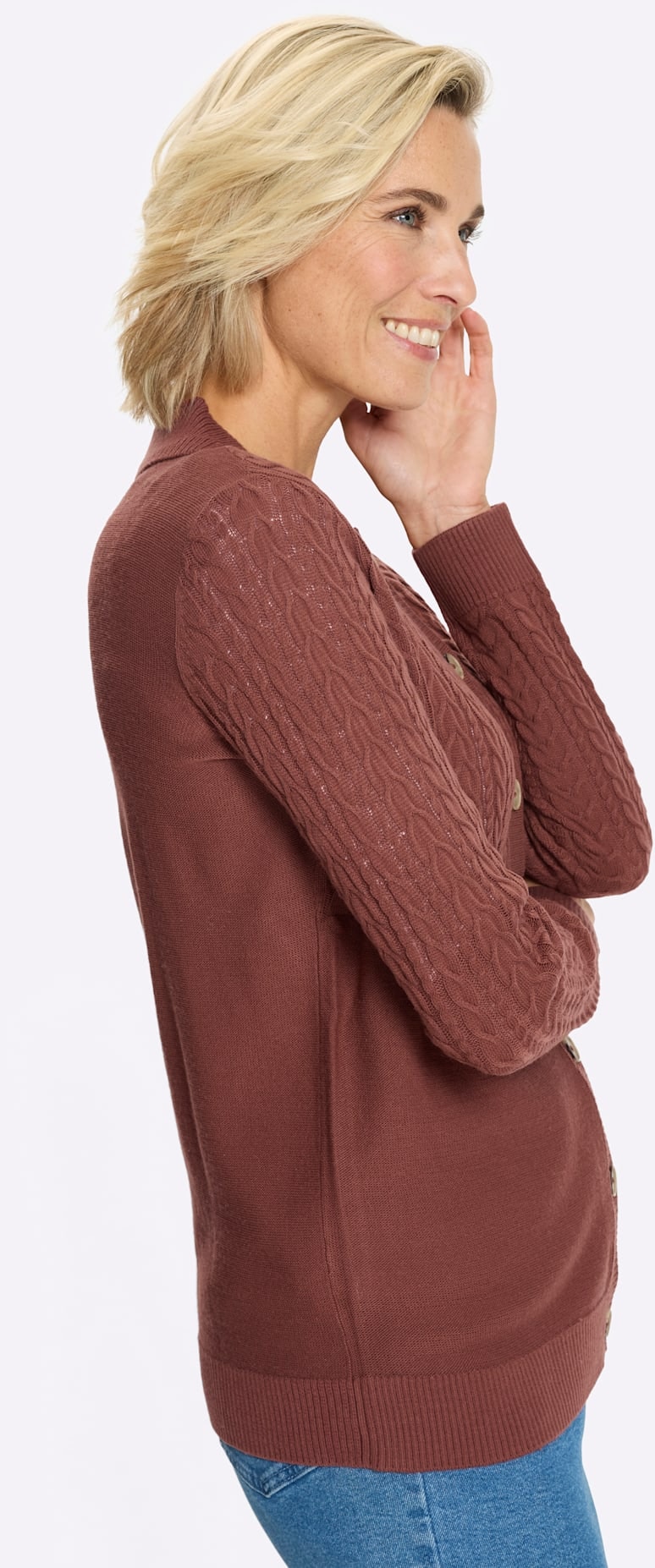 Classic Basics Strickjacke