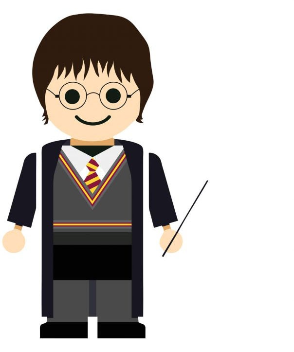 Wandtattoo »Spielfigur Harry Potter Deko«, (1 St.), selbstklebend, entfernbar