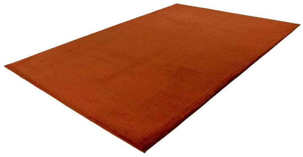 Carpet City Hochflor-Teppich »TOPIA 400«, rechteckig, 21 mm Höhe, Kunstfell-Teppich mit Kaninchenfell-Optik, Haptik, Schlafzimmer