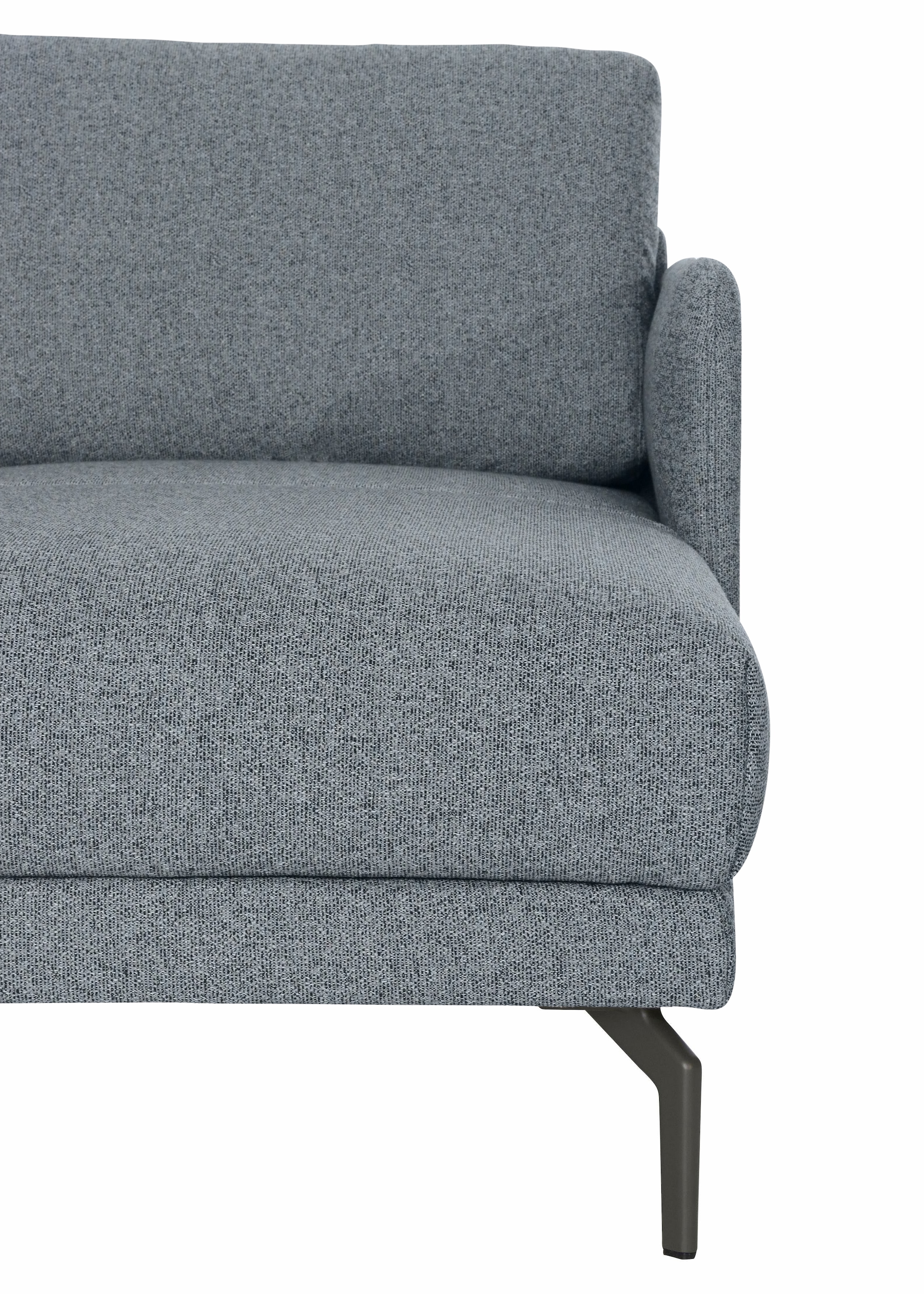 Creation BY ROLF BENZ Ecksofa »CR.450, Designecksofa, Polsterecke, L-Form« Armlehne sehr schmal, Breite 234 cm, Alugussfüße in umbragrau