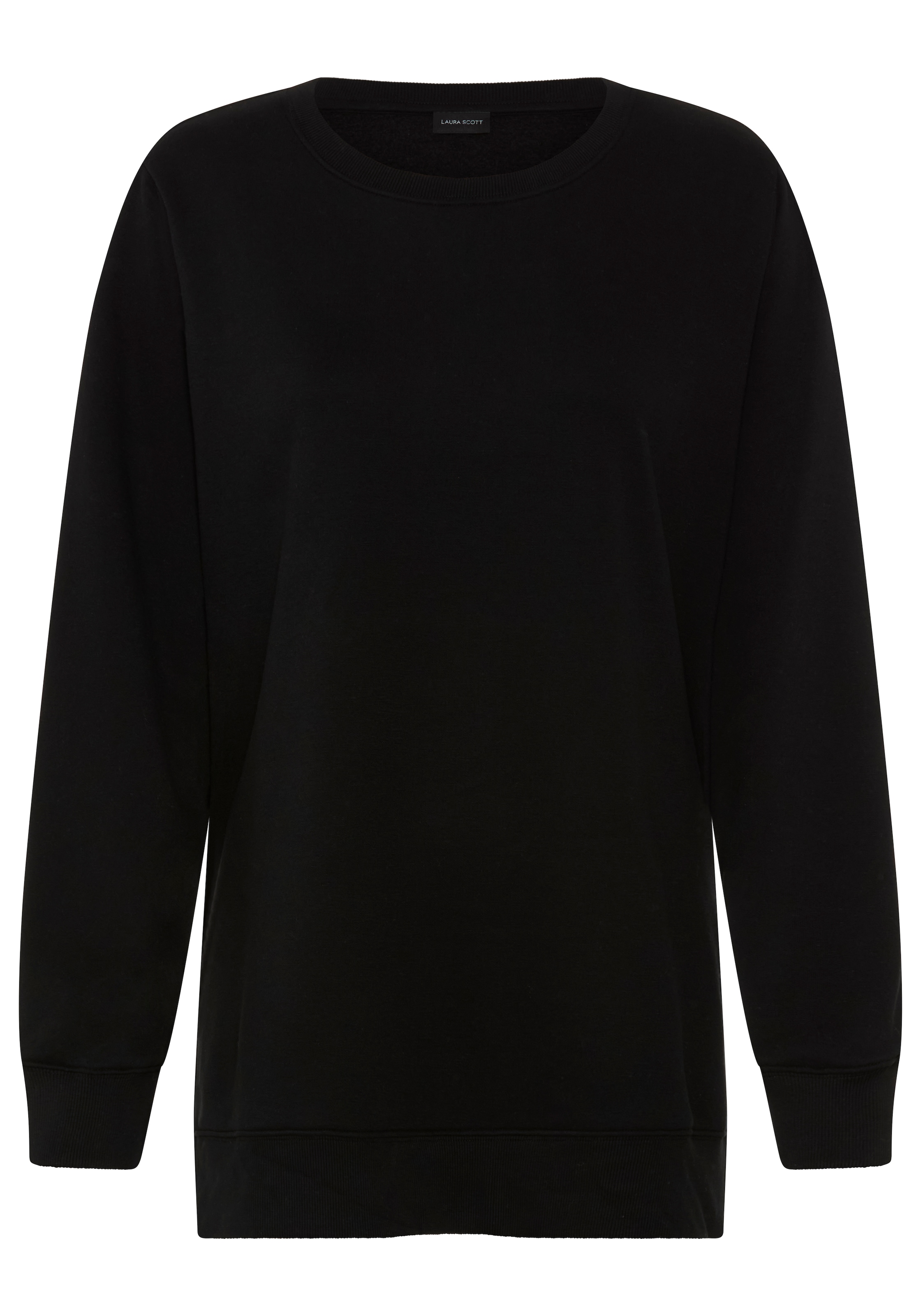 Laura Scott Longsweatshirt , mit hohen Seitenschlitzen in kuscheliger Sweatware
