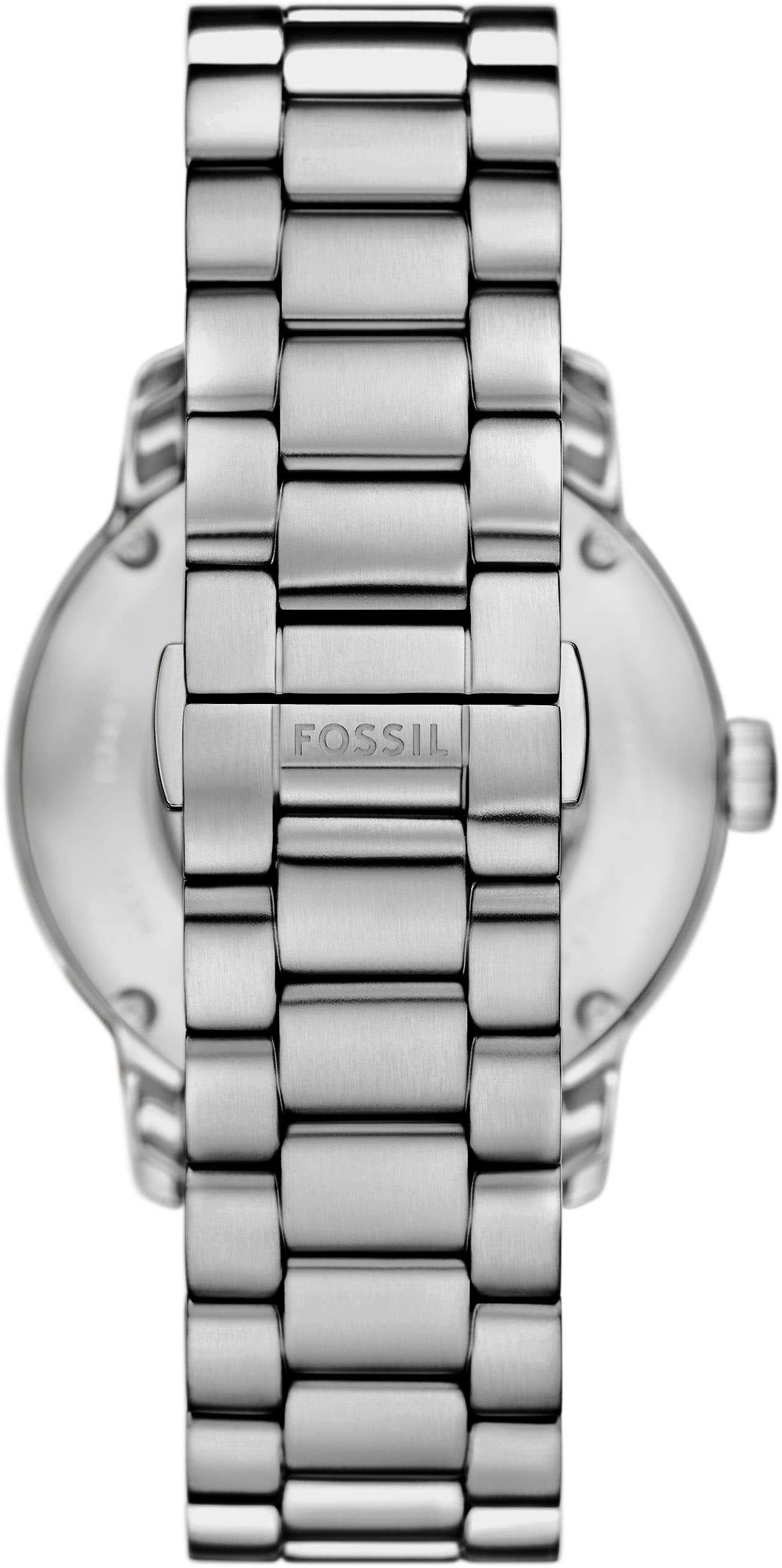 Fossil Automatikuhr »HERITAGE«, Armbanduhr, Herrenuhr, Mechanische Uhr, Edelstahlarmband, analog