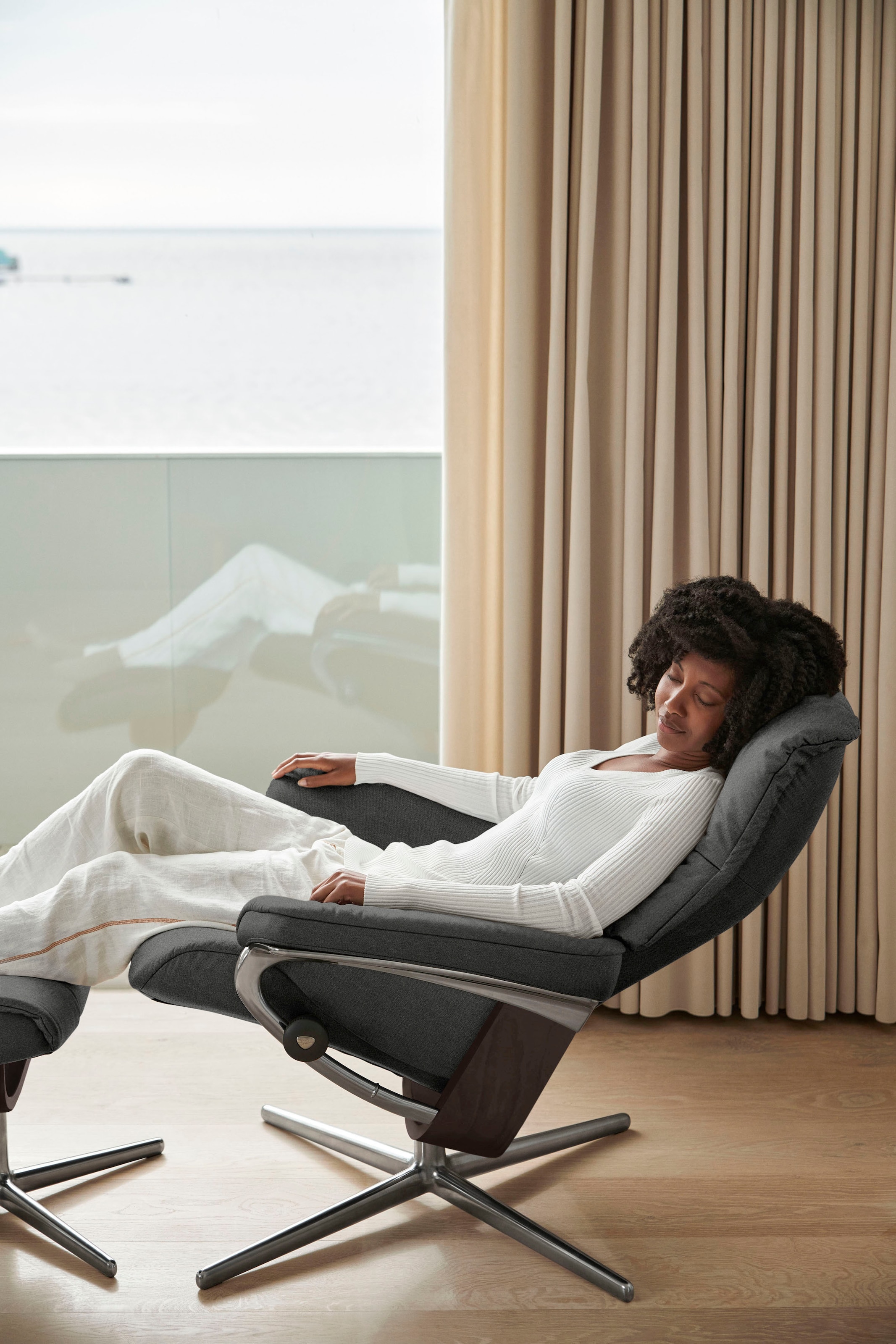 Stressless® Relaxsessel »Mayfair«, mit Cross Base, Größe S, M & L,  Holzakzent Wenge OTTO Online Shop