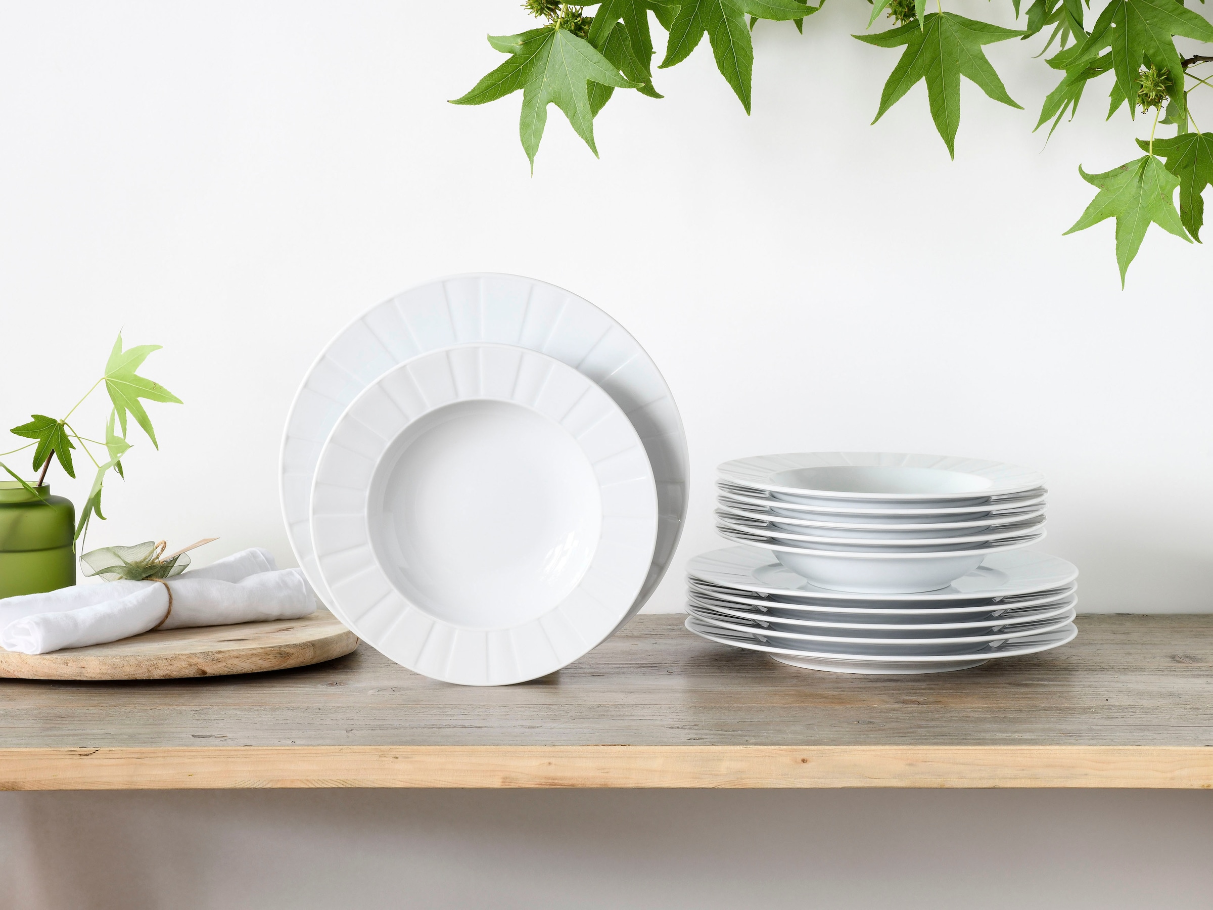 CreaTable Tafelservice »Barcelona«, (Set, 12 tlg.), klassischer Manufakturstil