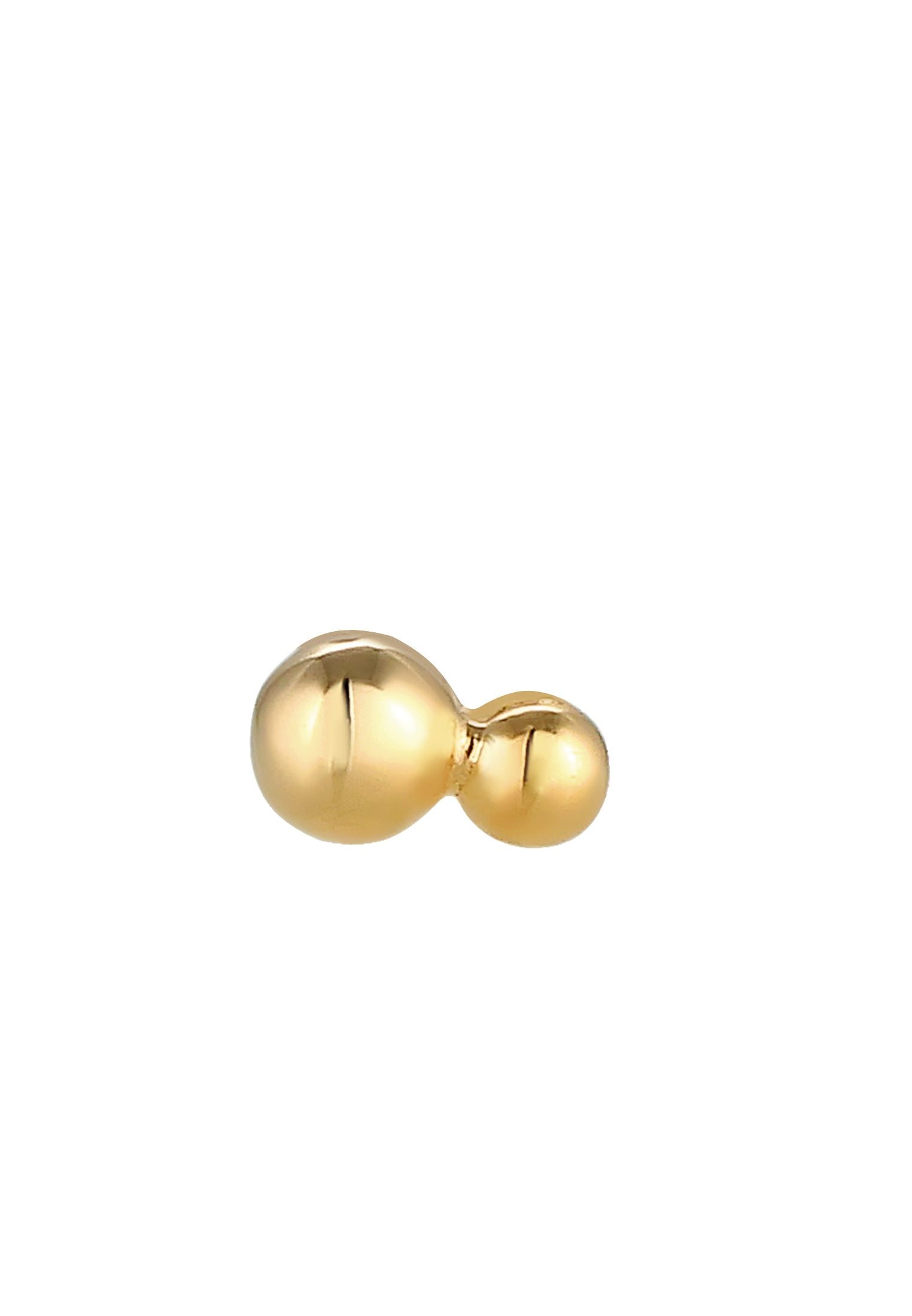 Elli Piercing-Set »Ohrringe Single Ohrstecker Kugel Design 925 Silber«