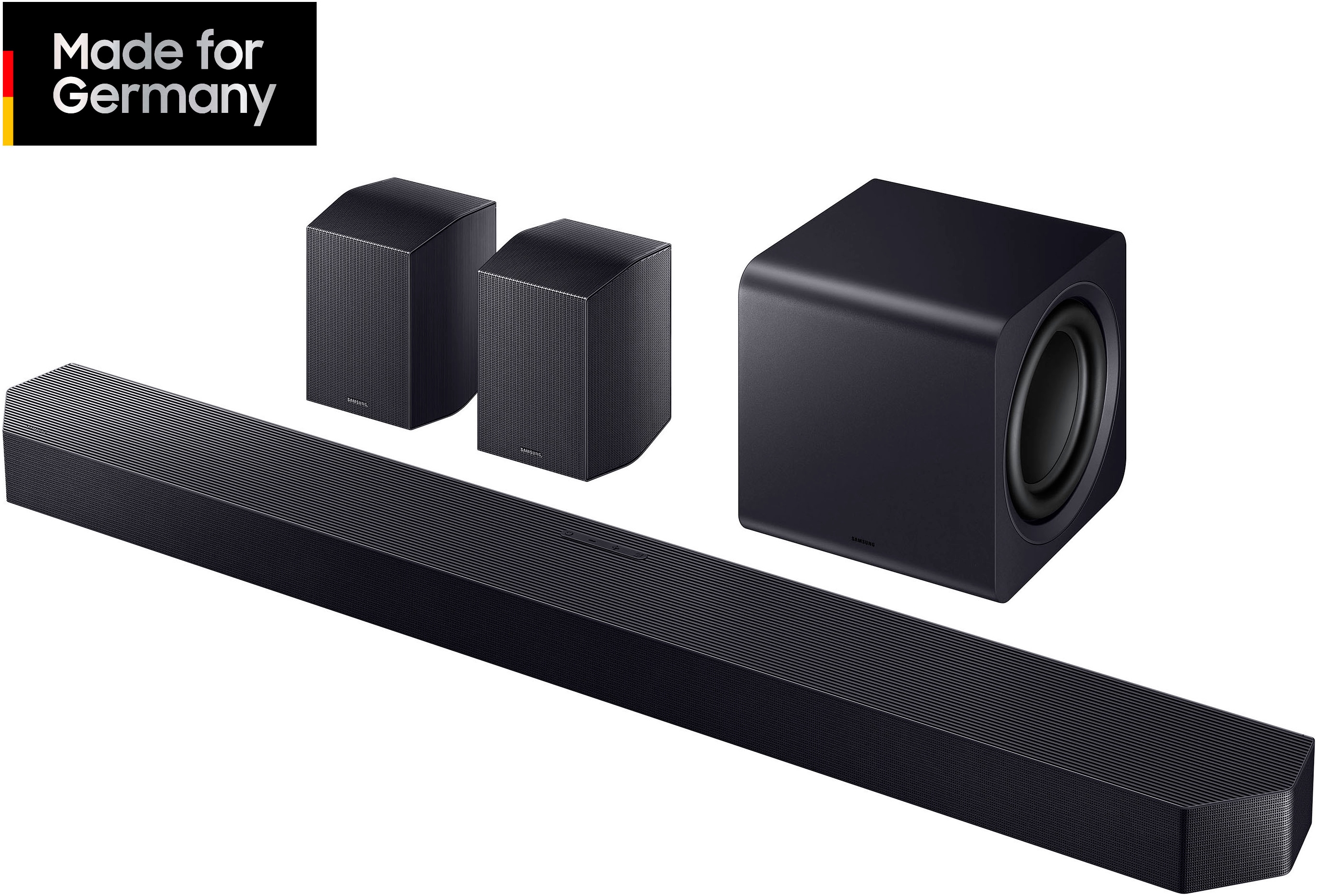 Samsung Soundbar »HW-Q995GF Q-Soundbar« 11.1.4 (Bluetooth WLAN (WiFi) App-Steuerung Bassregelung Lautstärkeregelung Pairing ) 11.1.4-Kanal...