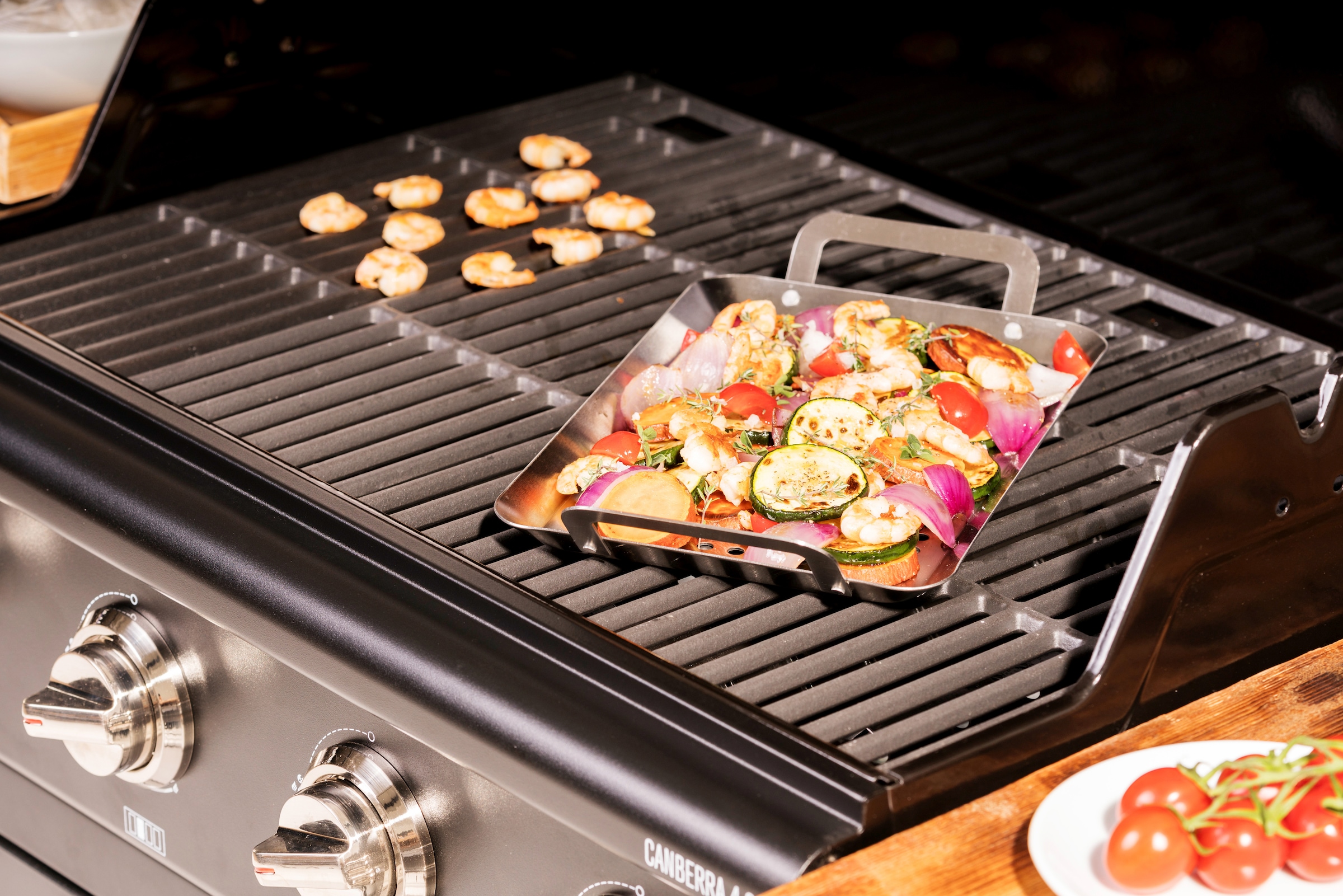 hecht international Grillschale »Padella«, Edelstahl-Metall