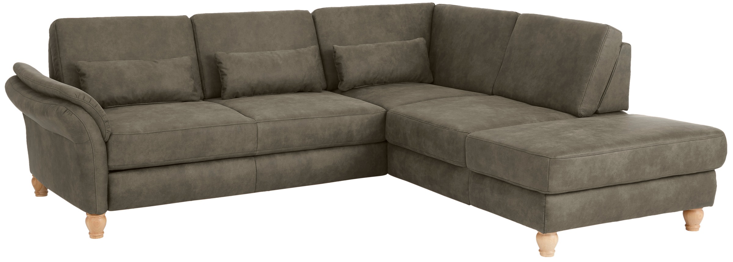 Home affaire Ecksofa »Palace L-Form«, incl. Sitztiefenverstellung, wahlweise mit Bettfunktion und Stauraum