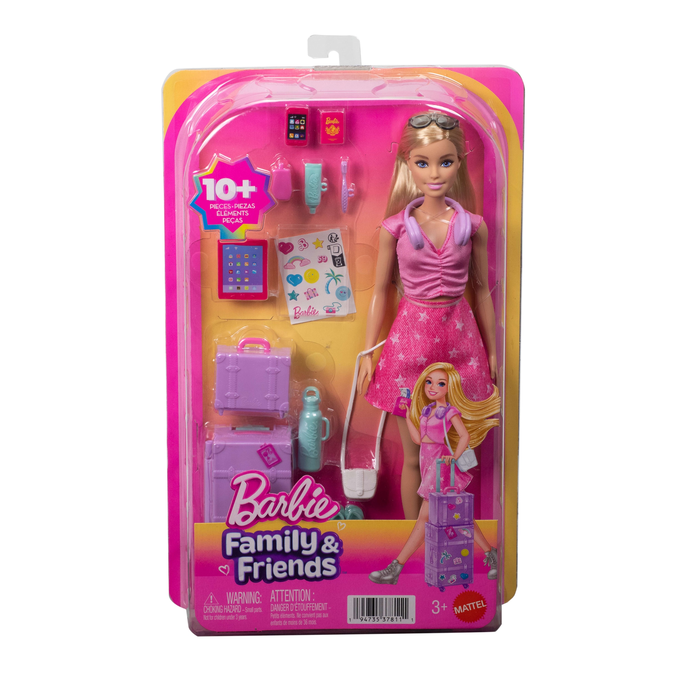 Barbie Anziehpuppe »Barbie Family & Friends, Reise Abenteuer Malibu«