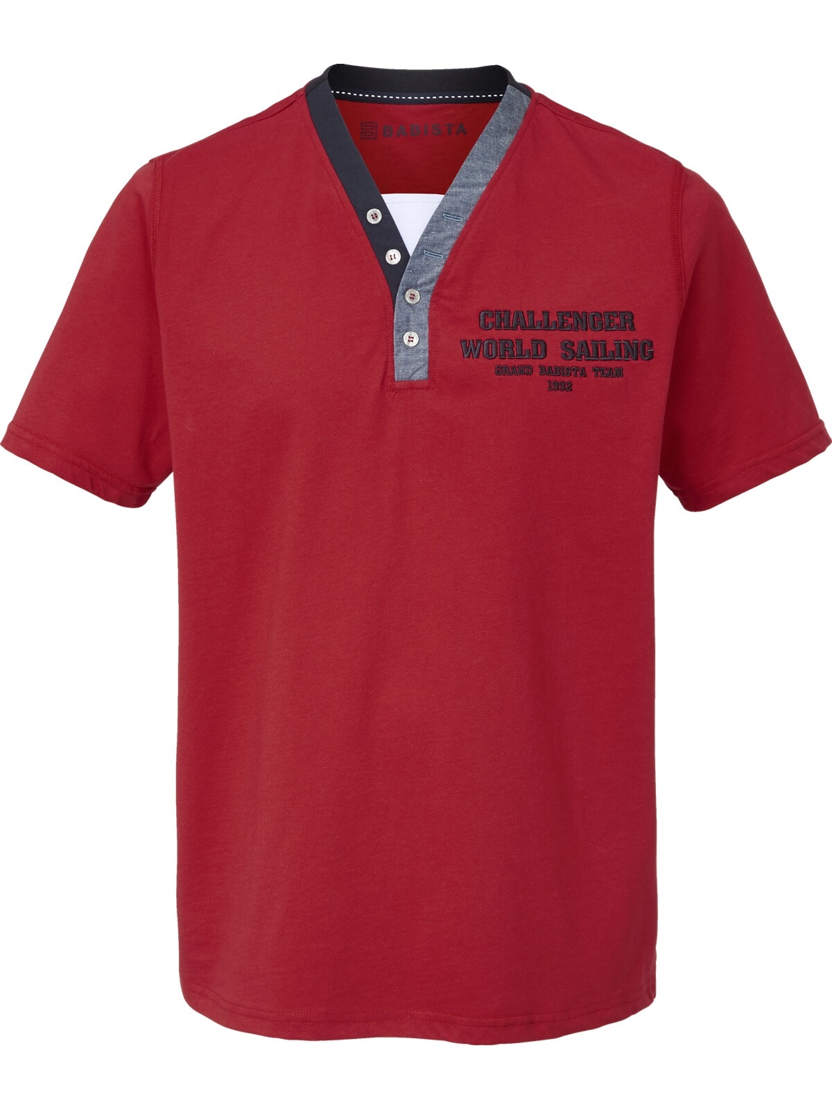 Babista T-Shirt »T-Shirt ROMOLINO«, (1 tlg.), mit eleganten Zierknöpfen