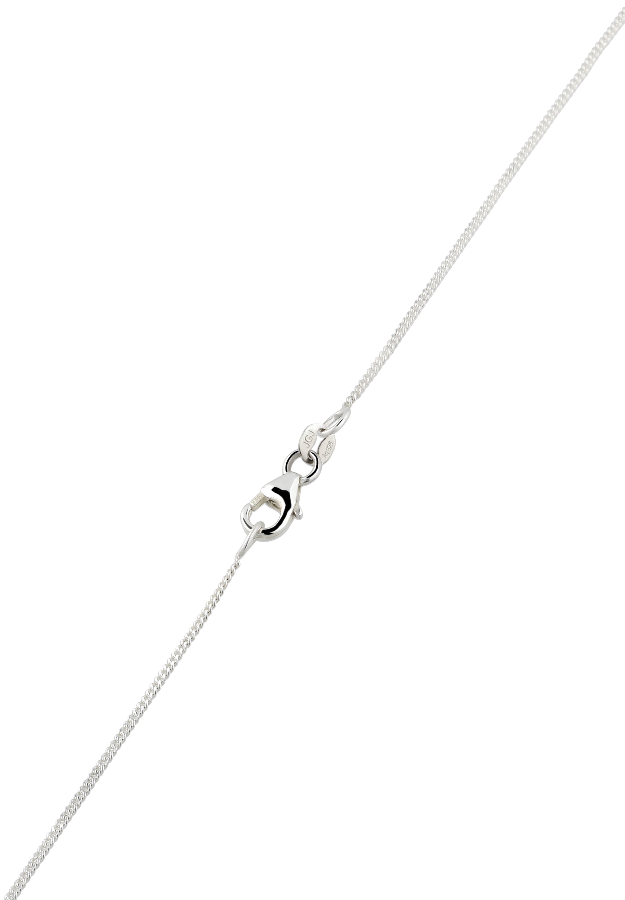 Elli Y-Kette »Halskette Y-Kette mit Stein Bergkristall Transparent 925 Sterling Silber«