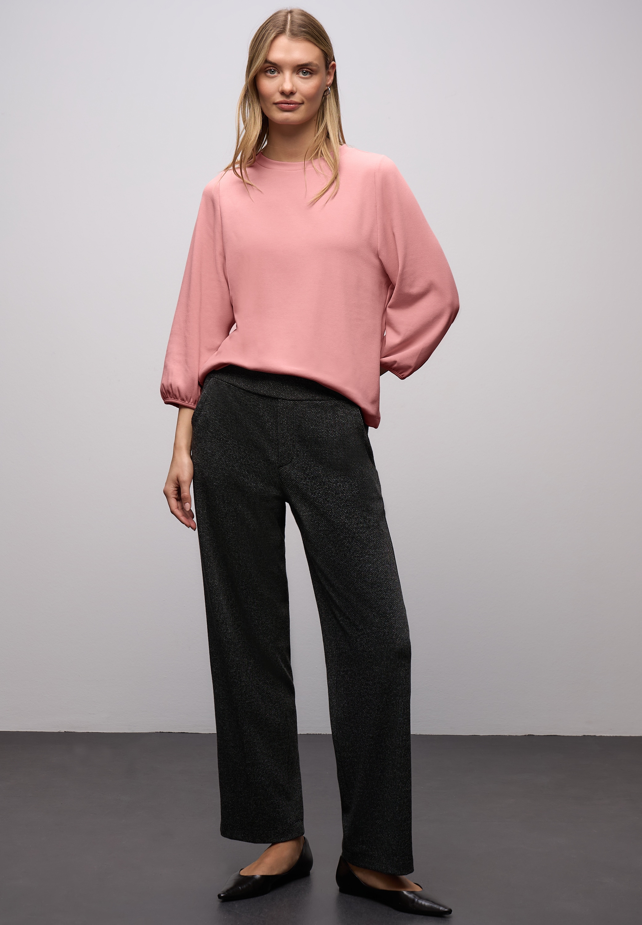 STREET ONE 3/4-Arm-Shirt mit elastischem Bündchen