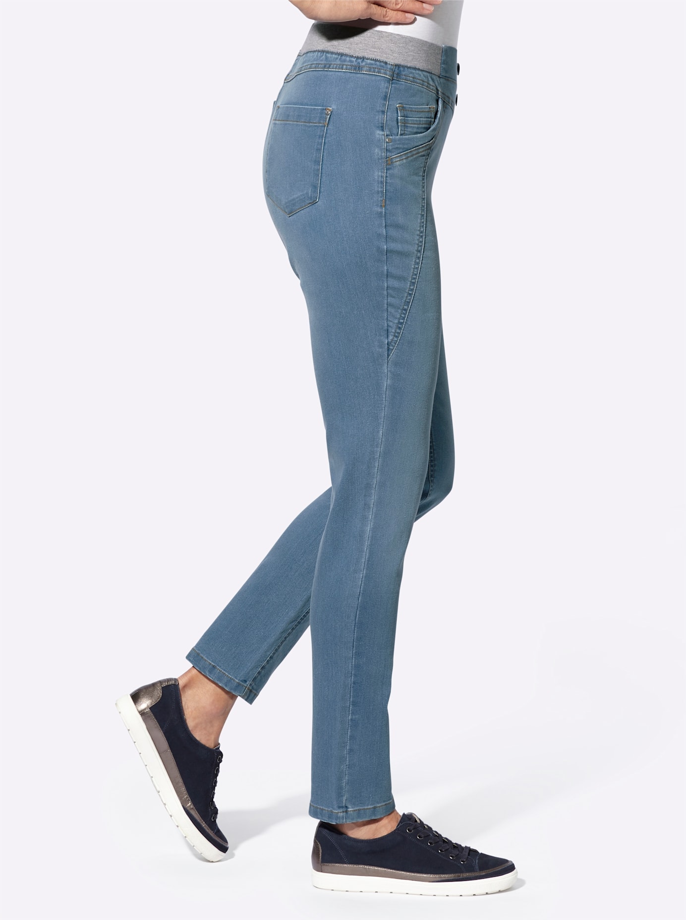 Casual Looks Bequeme Jeans, (1 tlg.)