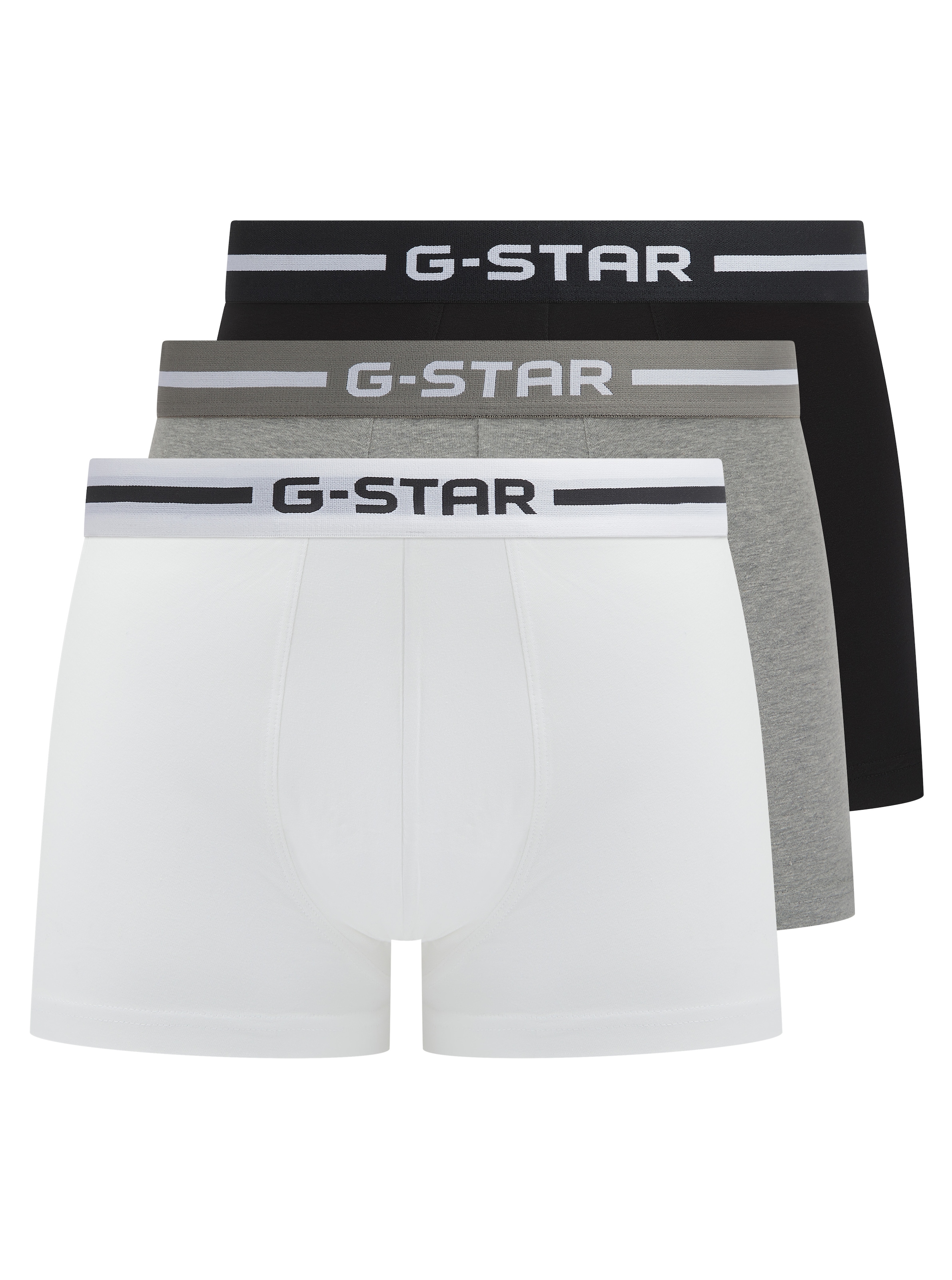 G-STAR Boxershorts »ACRE, 3 PACK TRUNKS« Packung, 3 Stk. mit Logo-Bund