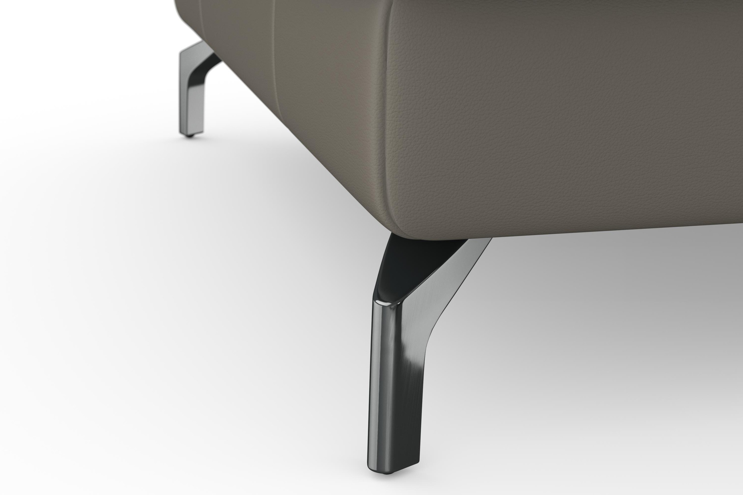 sit&more Wohnlandschaft »Bendigo U-Form«, inklusive Sitztiefenverstellung, Bodenfreiheit 12 cm, in 2 Fußfarben