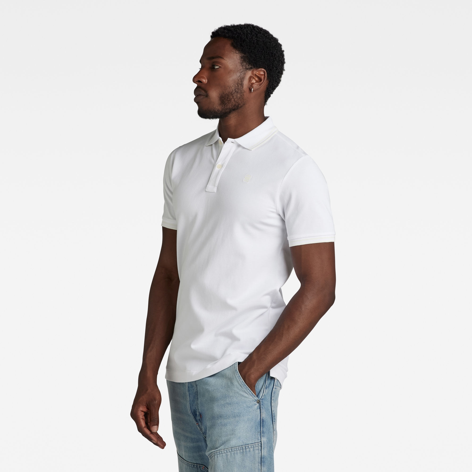 G-STAR Poloshirt »Poloshirt Dunda slim stripe« in Kurzarm-Form