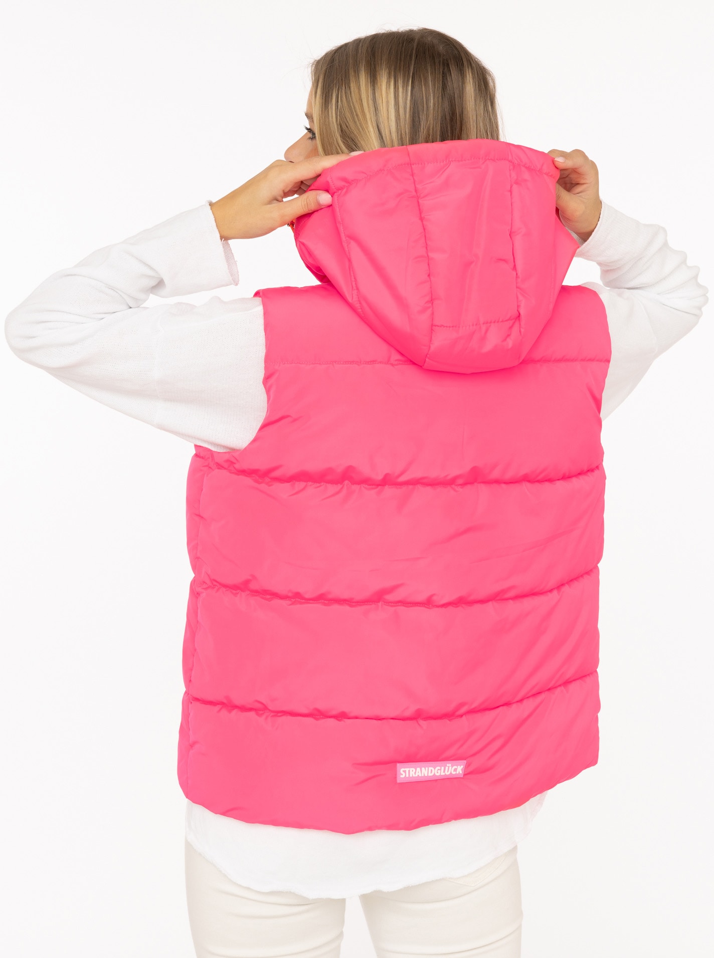 Zwillingsherz Steppweste »"Strandglück"« Kapuze, Eingriffstaschen, Ankermotiv