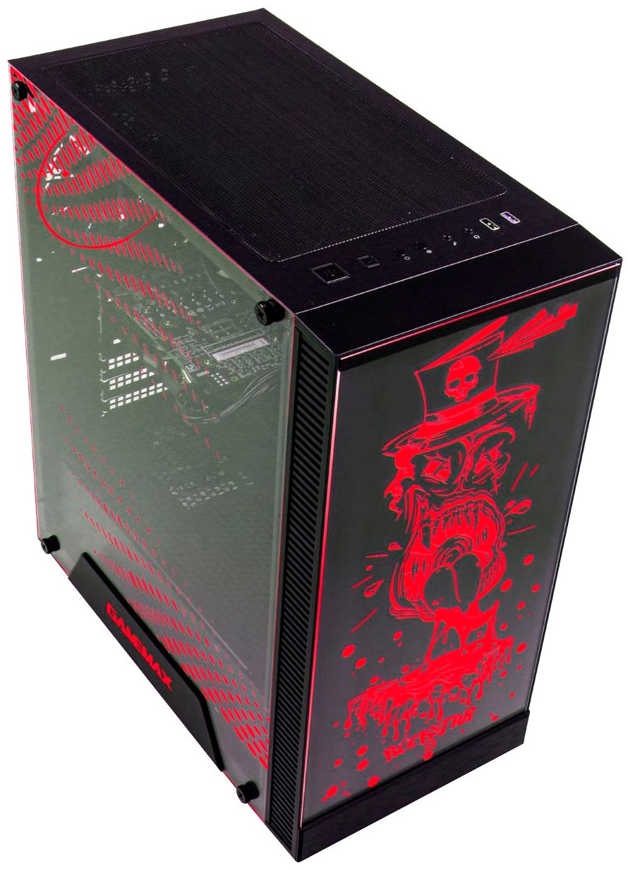 GAMEMAX Gaming-PC-Komplettsystem »MegaDeal Rockstar 2903 AMD Ryzen 5 5500 16GB 1TB SSD RTX 3060« 27 ″ AMD Ryzen 5 GeForce RTX 3060 16 GB RAM 1.000 GB SSD Windows 11 + MSI PRO MP272L LCD-Monitor, 68,6cm (27")