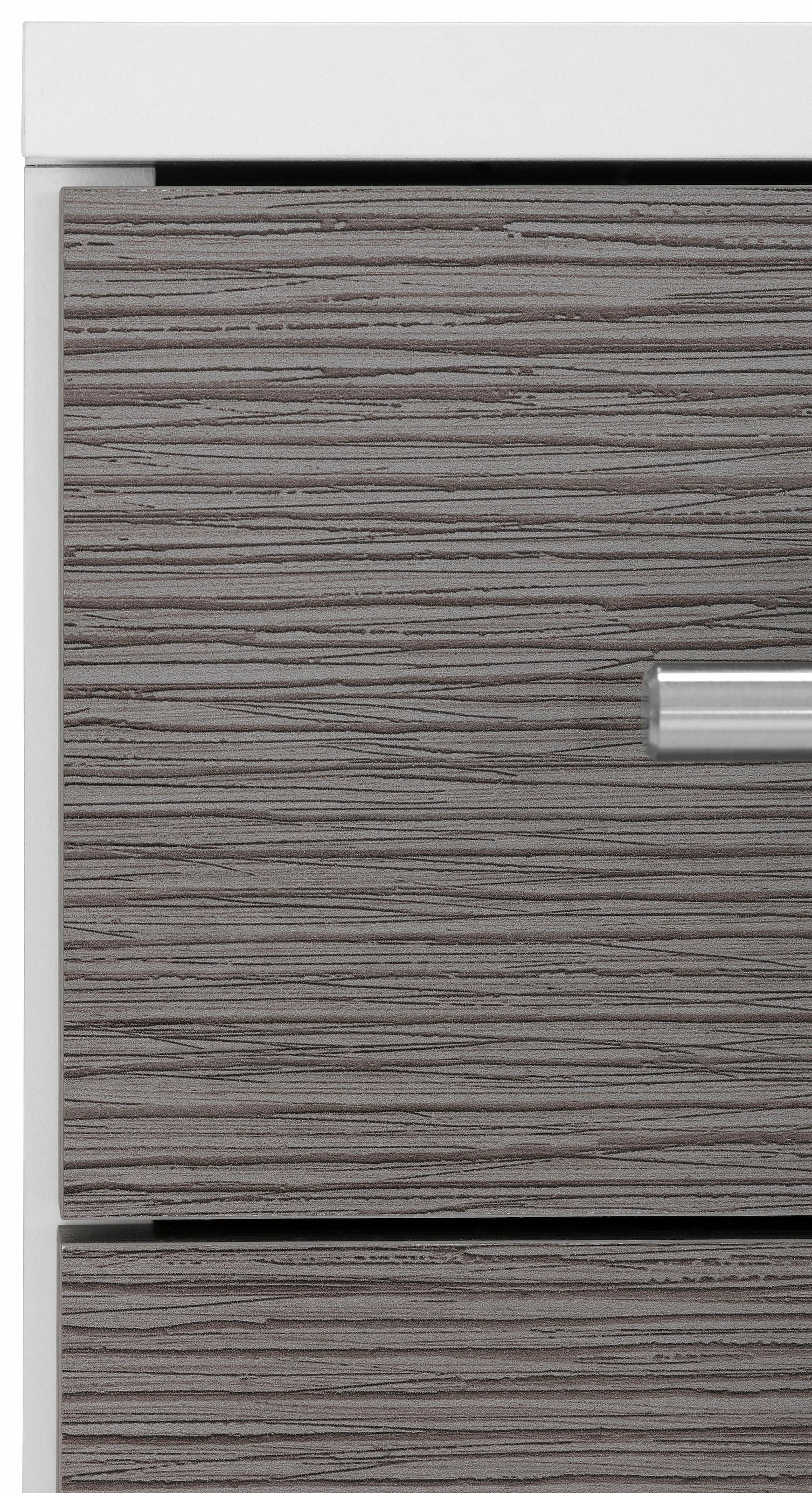 welltime Seitenschrank »Emmi, Breite 30 cm«, Wechselbarer Türanschlag, Metallbeschläge
