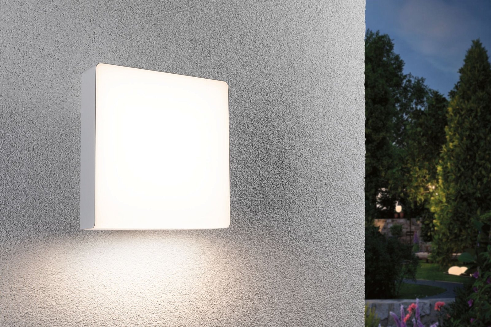 Paulmann LED Außen-Wandleuchte »Azalena IP44 250x97mm 3000K 8,5W 700lm 230V Kunststoff, Aluminium«, 1 flammig, Bewegungsmelder mit Hochfrequenz-Sensor IP44