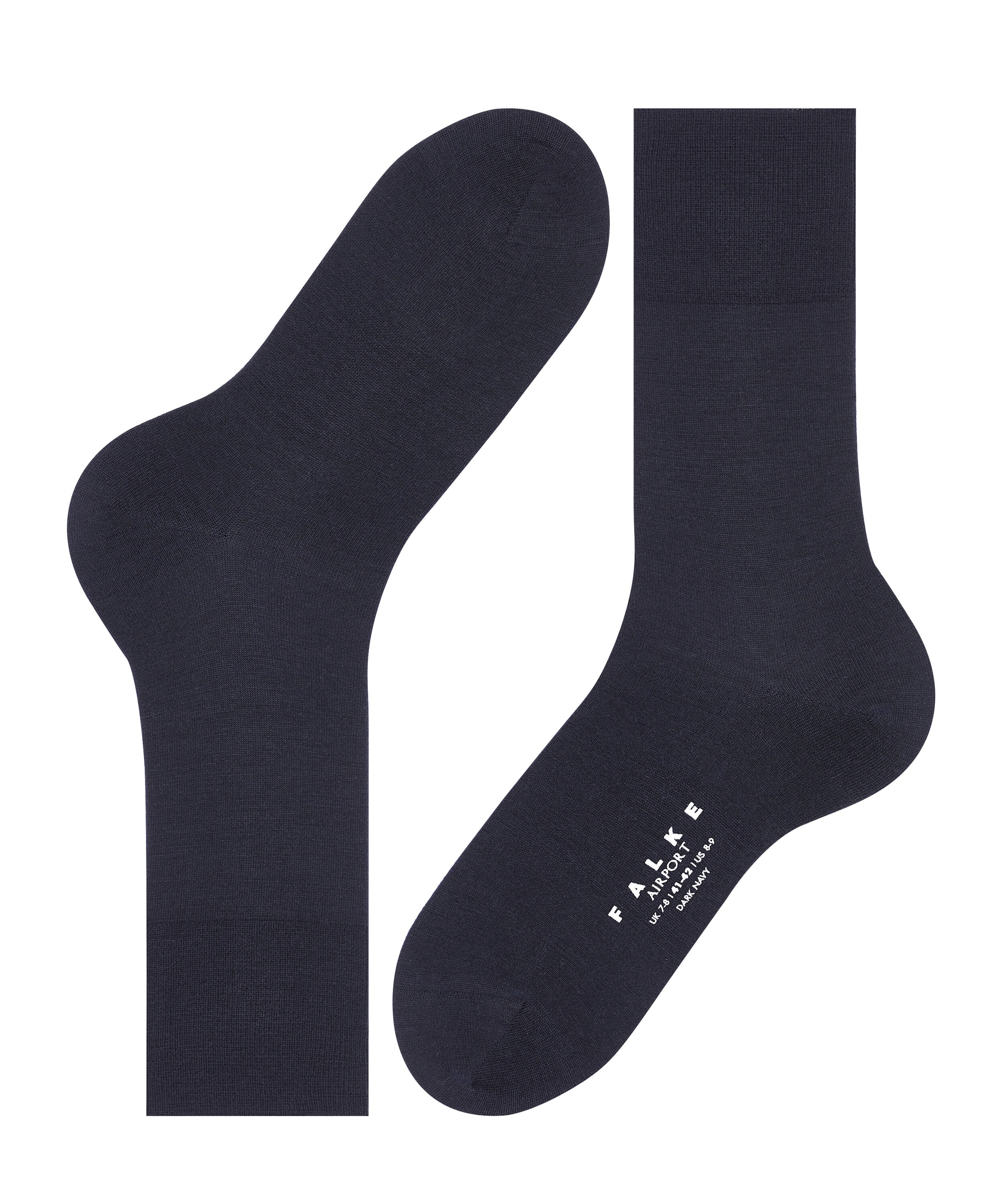 FALKE Socken »Airport«, mit Merinowolle außen, Baumwolle innen, atmungsaktiv