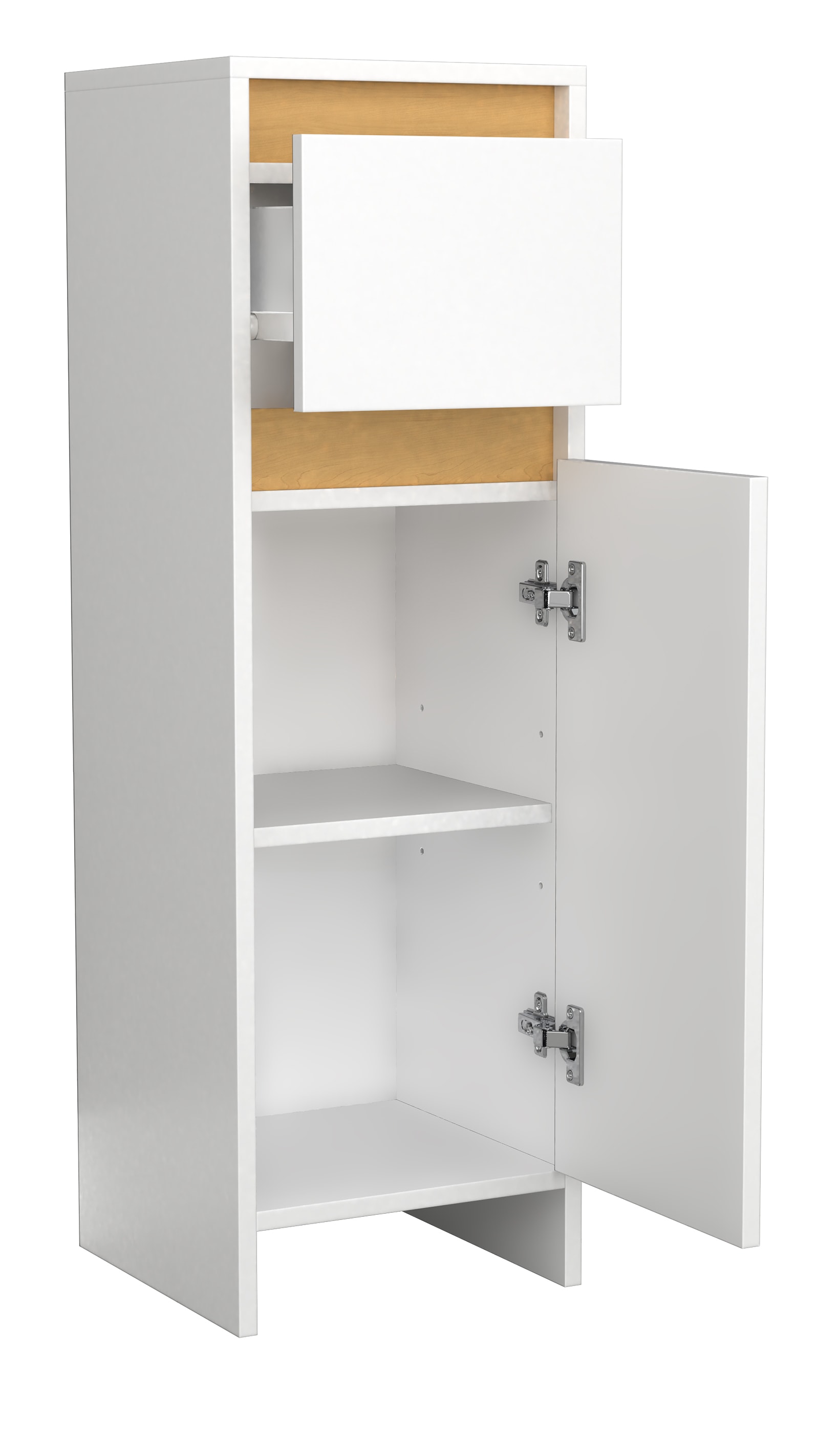 VCM Midischrank »Badmöbel Midischrank Badschrank Schublade Malira«