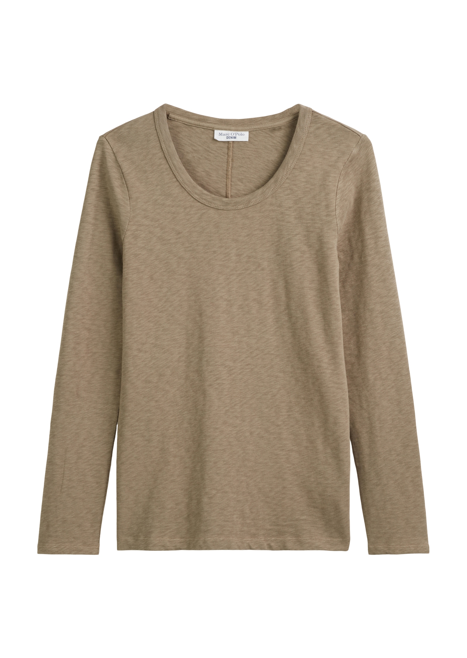 Marc O'Polo DENIM Longsleeve, mit charakteristischer unregelmäßiger Oberfläche