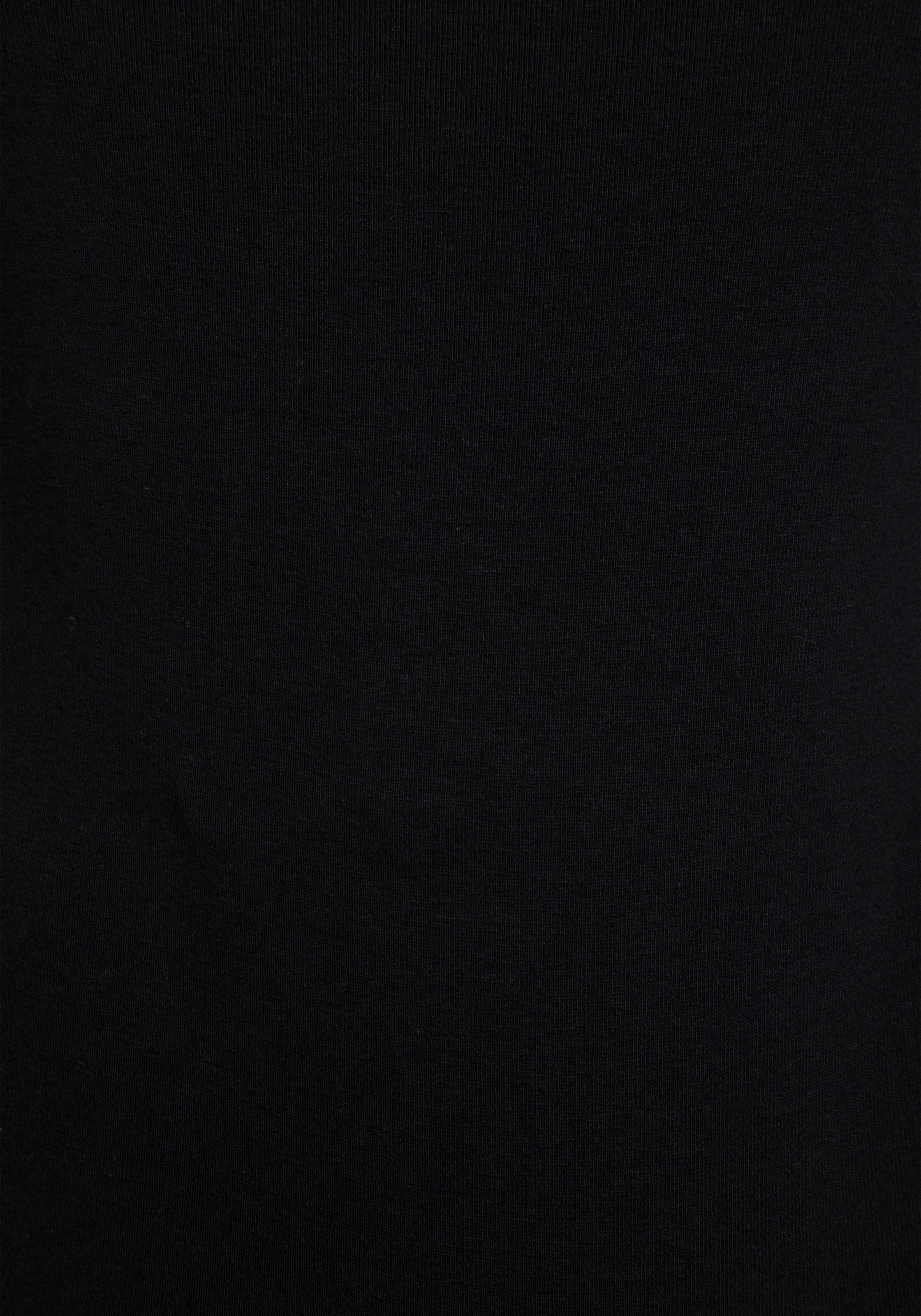KangaROOS Langarmshirt, mit Krempelärmeln, sehr figurbetont, aus Rippware