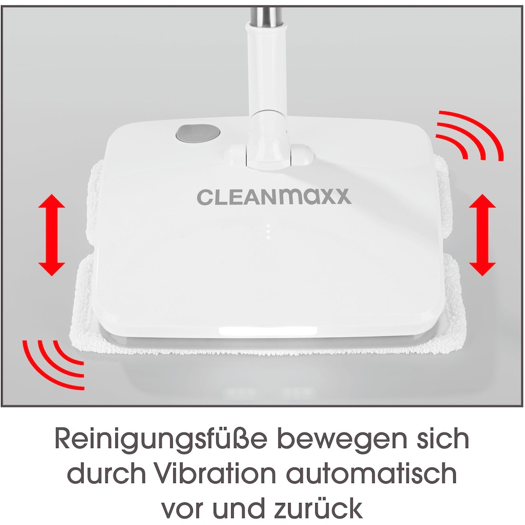 CLEANmaxx Akku-Wischmopp »Akku-Vibrationsmopp 11,1V weiß«