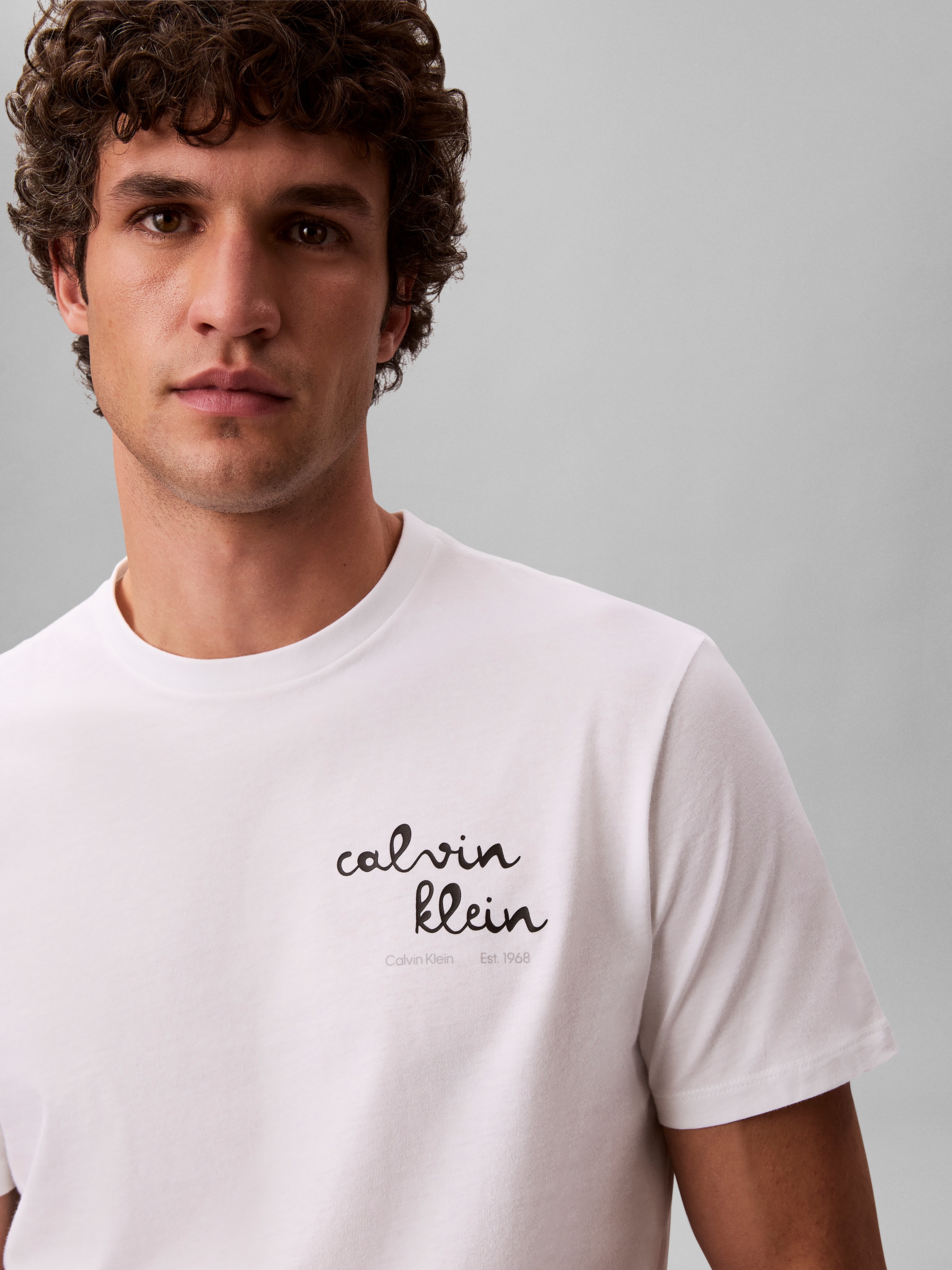 Calvin Klein Jeans T-Shirt »LINES SEASONAL« Regular fit mit Print