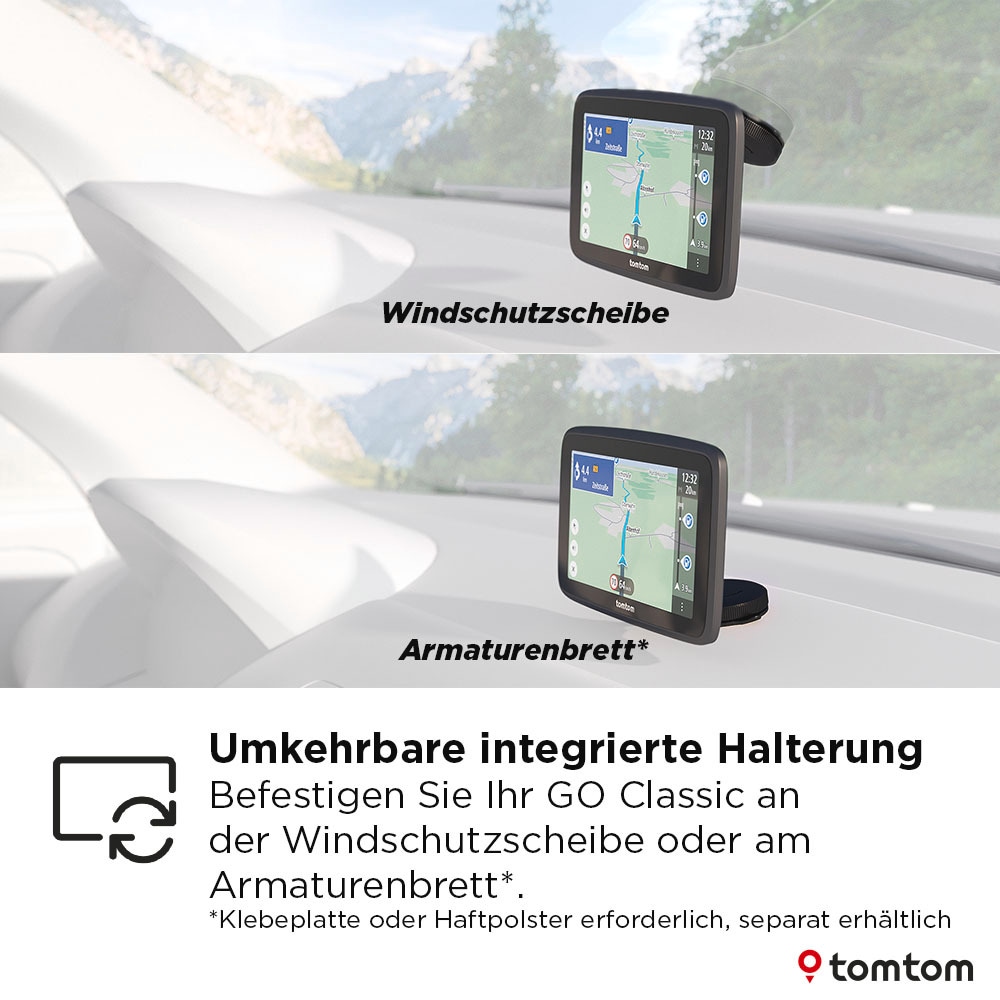 TomTom PKW-Navigationsgerät »GO Classic 5Zoll (2te Generation)«, (Zentraleuropa)